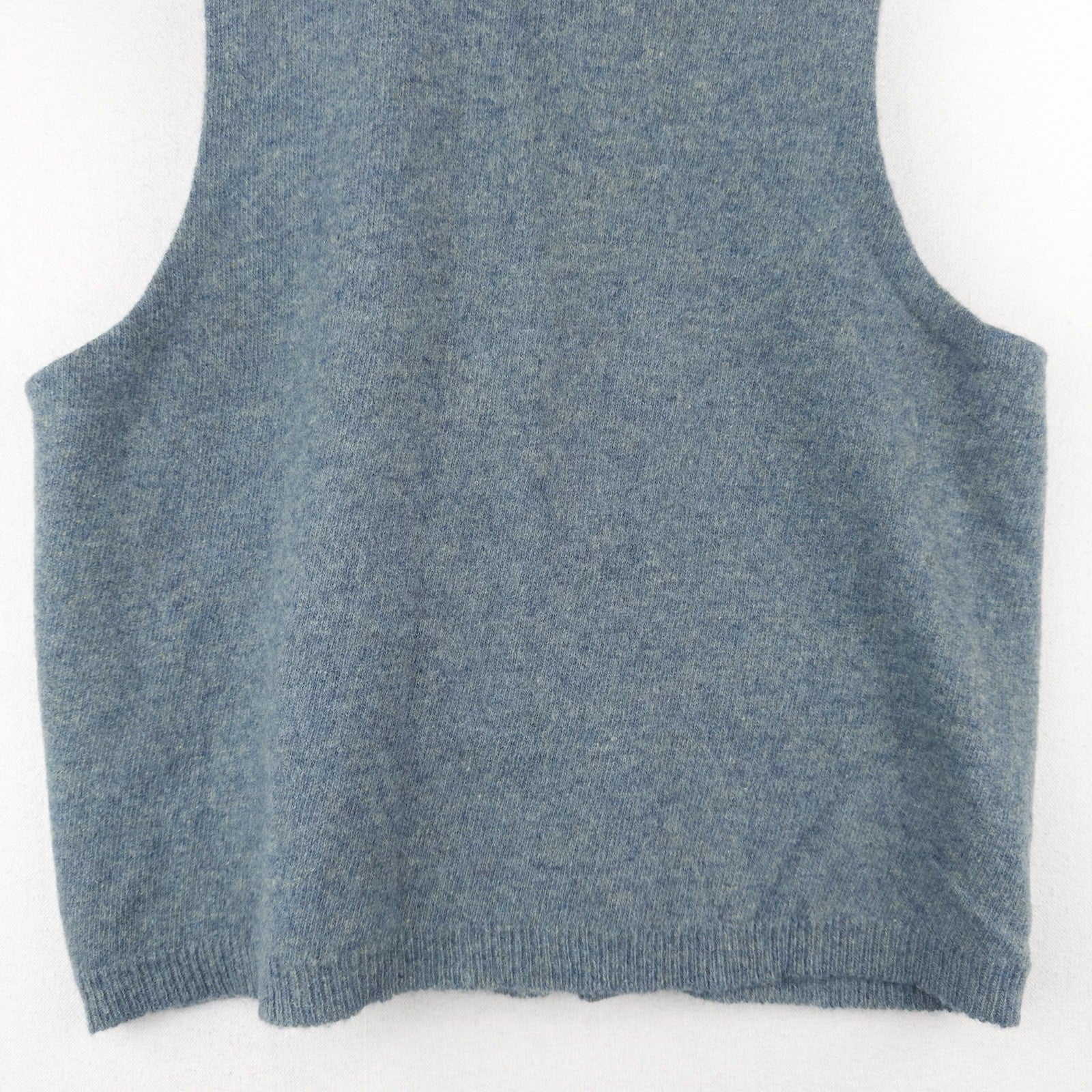 60’s Vintage Rob Scot Men’s XL 100% Lambswool Sweater Vest Blue Green