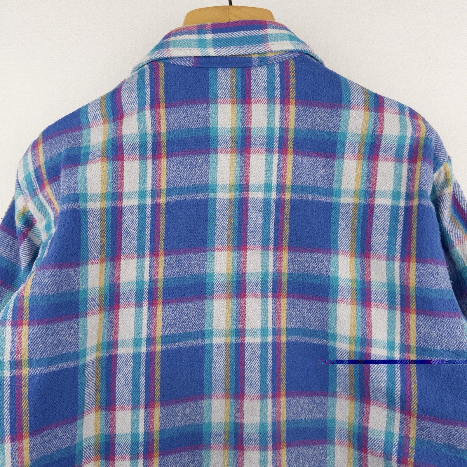 80’s Vtg Work N Sport Men’s M Heavyweight Insulated Plaid Flannel Shirt