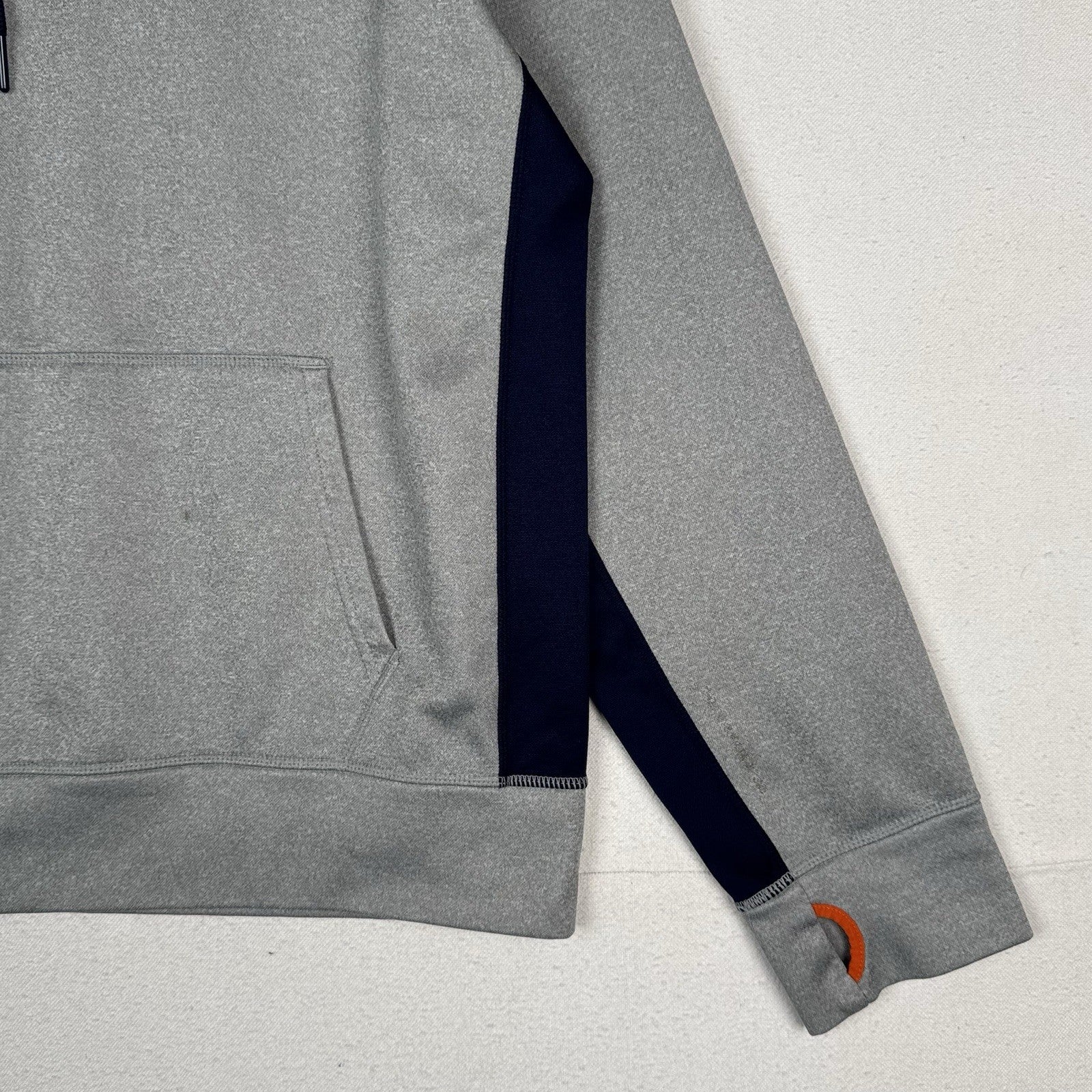 Ralph Lauren Polo Sport Hooded Gray Fleece Sweatshirt Mens Large