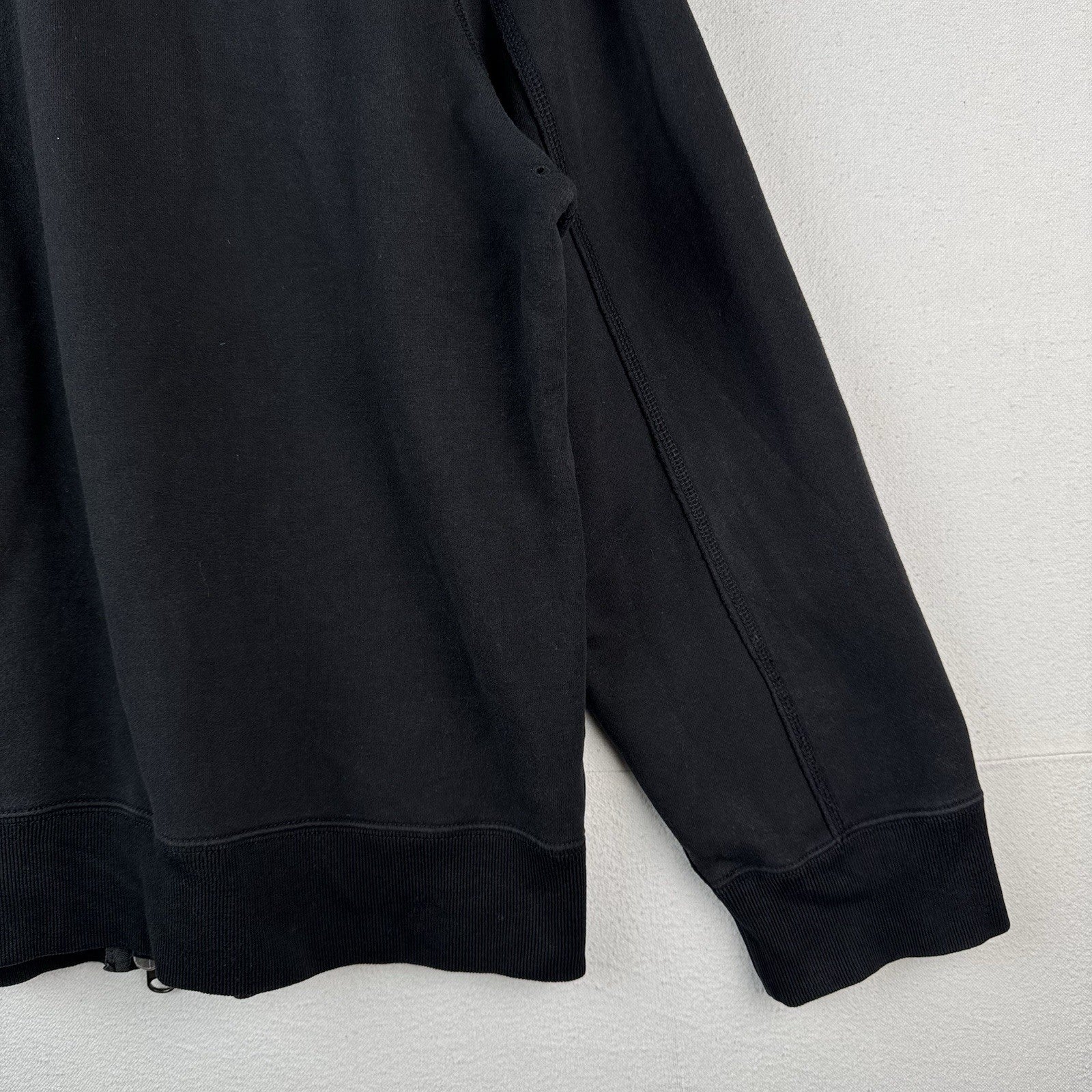 Vtg Polo Ralph Lauren Mens 2XL XXL Black Full-Zip Naval Supply Jacket Stow Hood