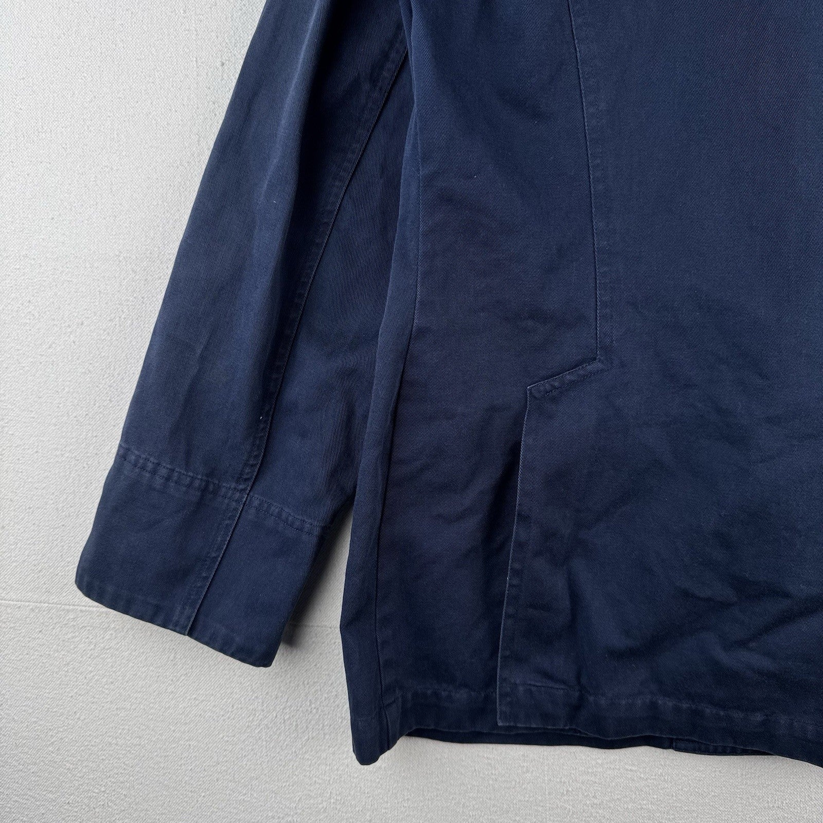 Lauren Ralph Lauren Military Field Jacket Blue Gold Buttons Women's 12 *Read