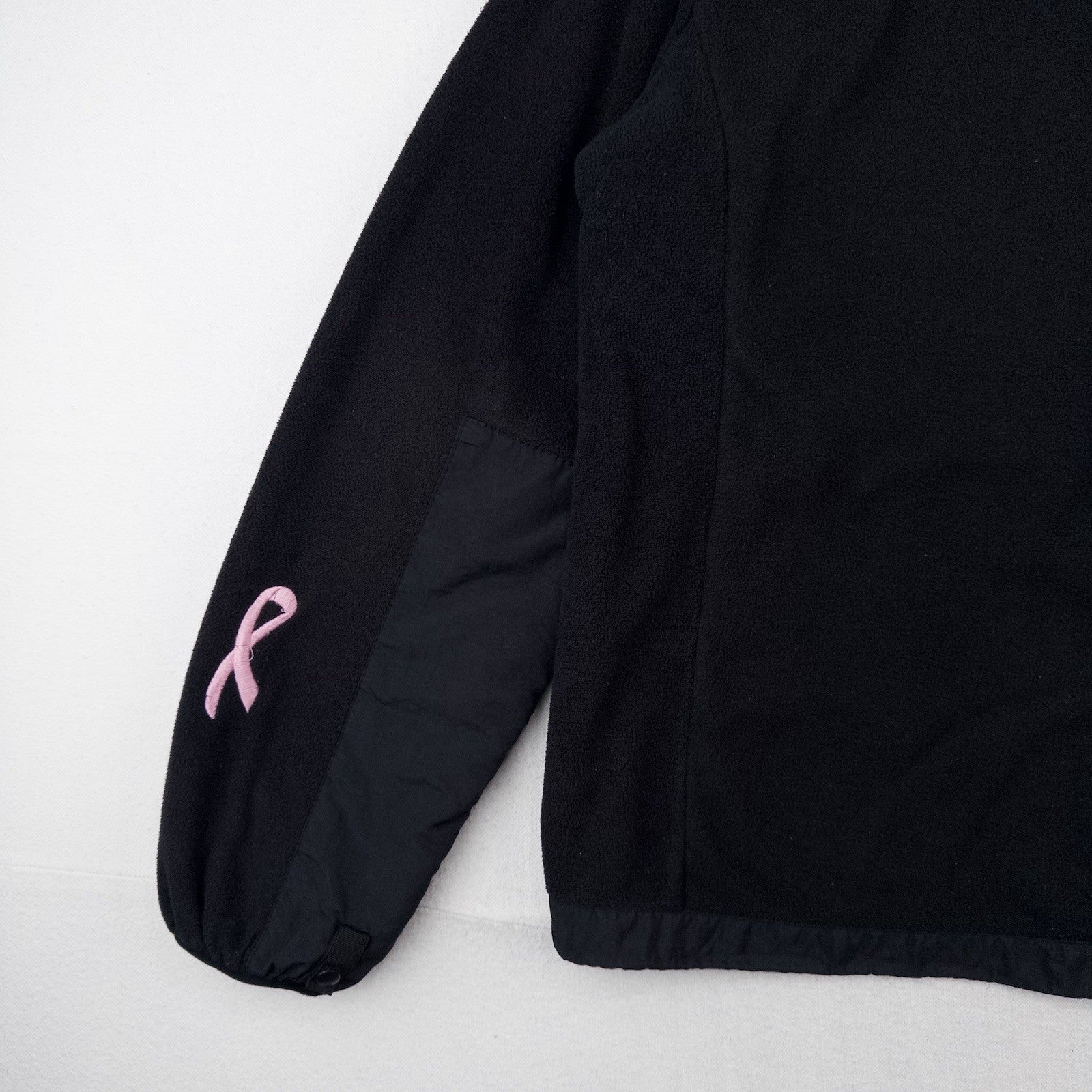 The North Face Women’s 2XL Black Denali Jacket Polartec Breast Cancer Awareness