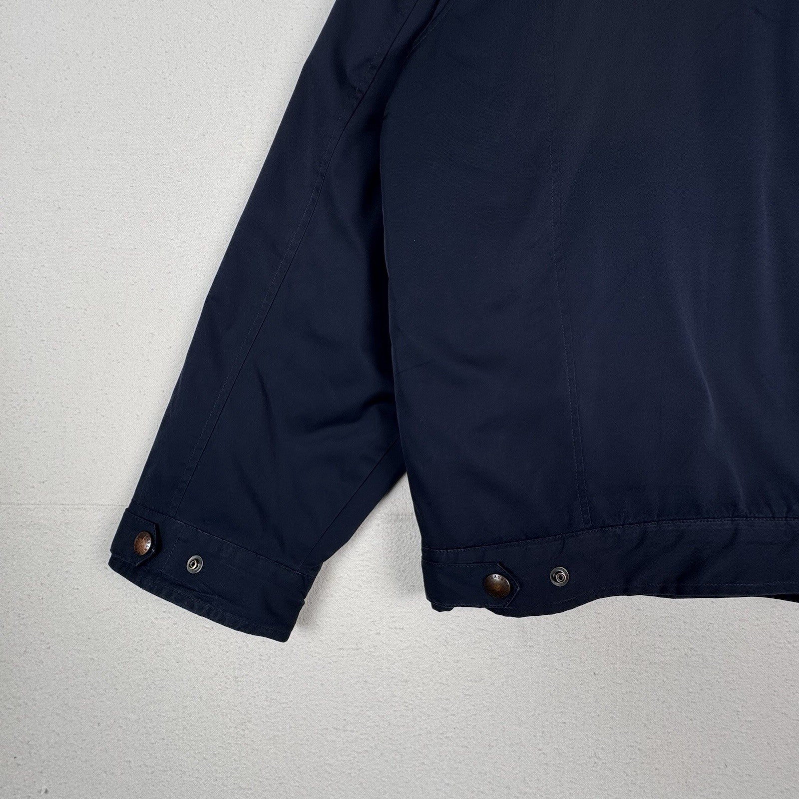 Vtg Polo Ralph Lauren 2XL Stowaway Hood Fleece Lined Harrington Bomber Jacket