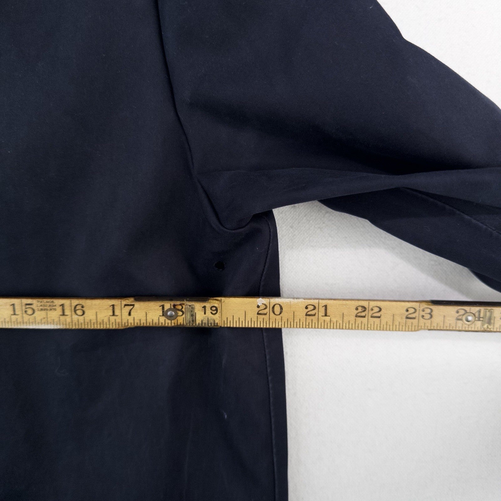 APC Navy Blue Hooded Trench Rain Coat Mac Parka Jacket Men’s Small S