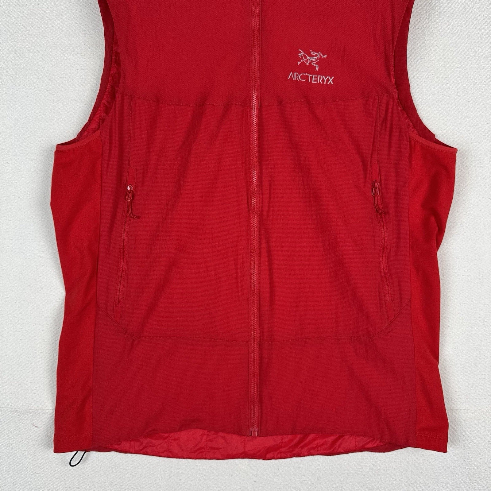 Arc’Teryx Atom LT Vest Men’s Large Red Hiking Lightweight Packable *Read