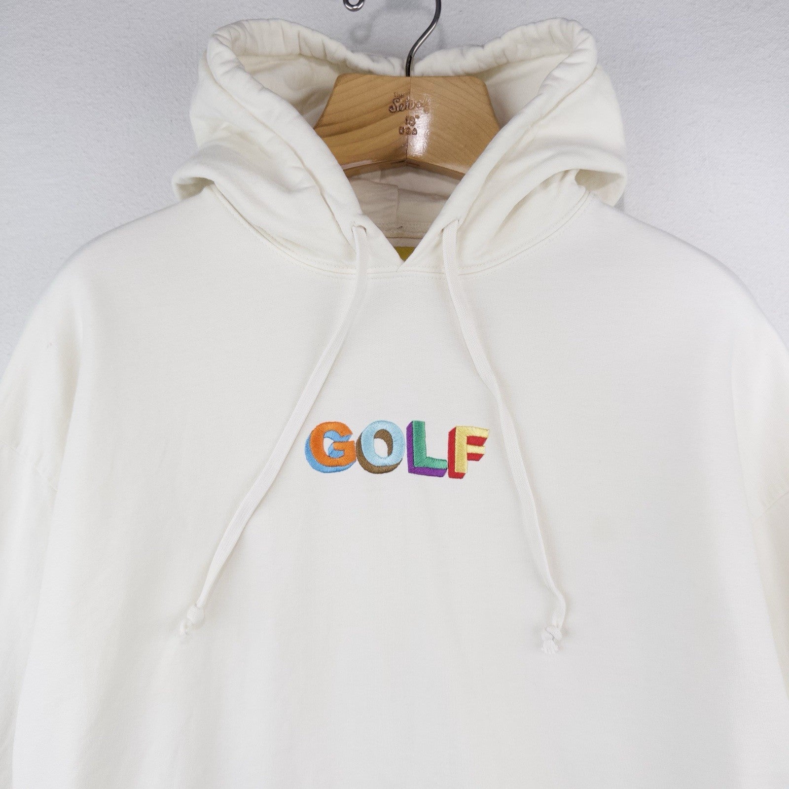 Golf Wang Cream Hoodie Sweatshirt Men’s M Tyler Creator Pullover Le Fleur