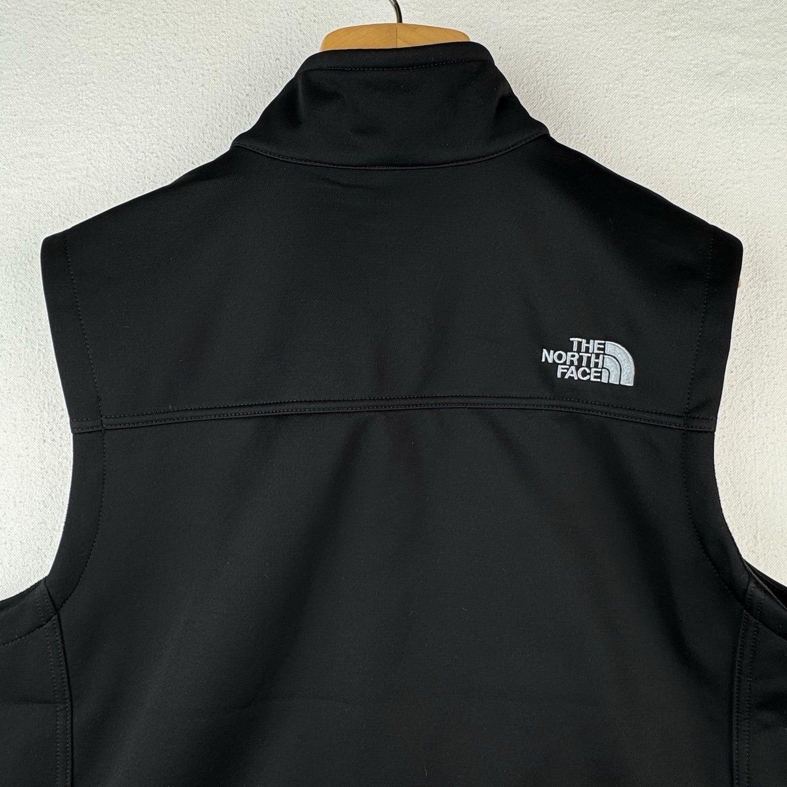 Key Bank North Face Windwall Vest Mens XL Black Full Zip Investment Finance Bank
