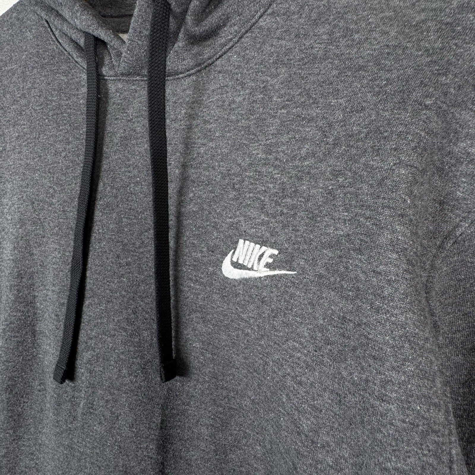 Nike Sportswear Club Dark Gray Fleece Pullover Hoodie Men’s Medium