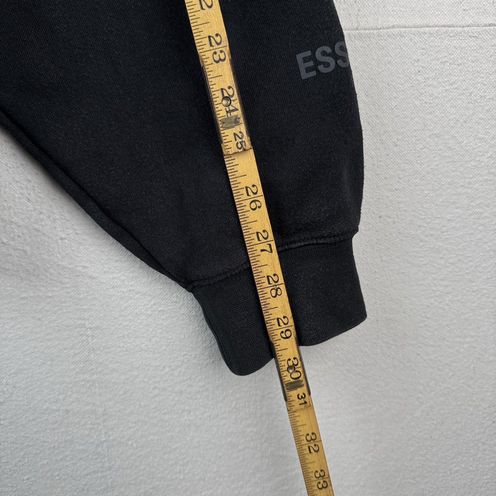 Essentials Fear of God Sweatsuit Mens Black Tracksuit Hoodie XL / Sweatpants 2XL