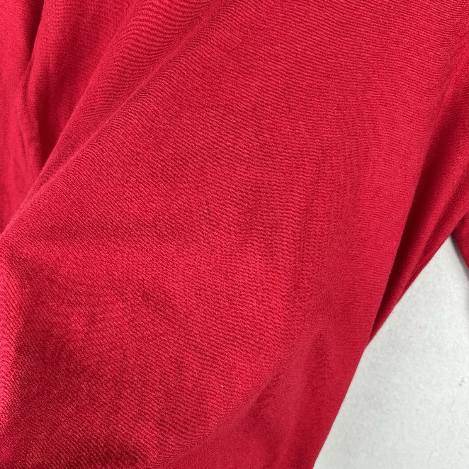 80’s Vtg Polo Ralph Lauren Mens L Red Turtleneck Sleeve Stripe *Green Label