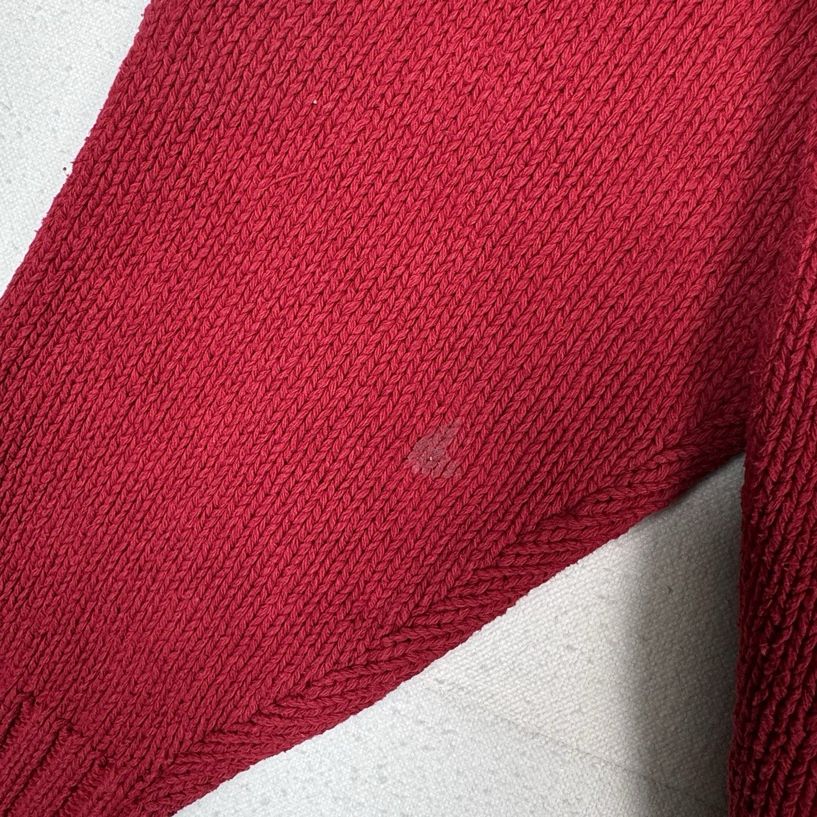 90’s Vintage Polo Ralph Lauren Mens 2XL Sweater Red Knit Crew 100% Cotton *Read