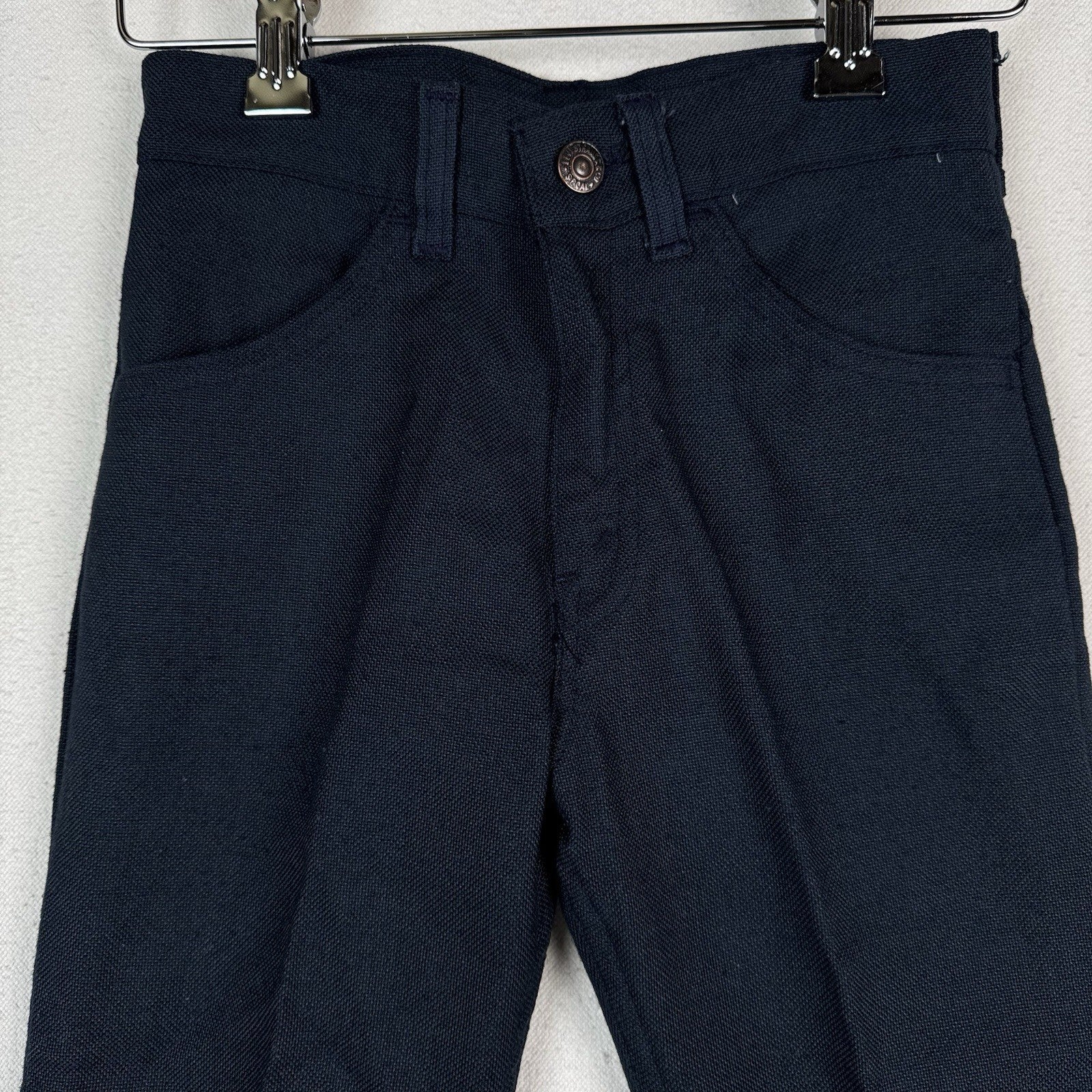 Vintage 70’s Kids Levi’s Big E Sta-Prest Twill Pants Red Raglan Crewneck Set 6-7