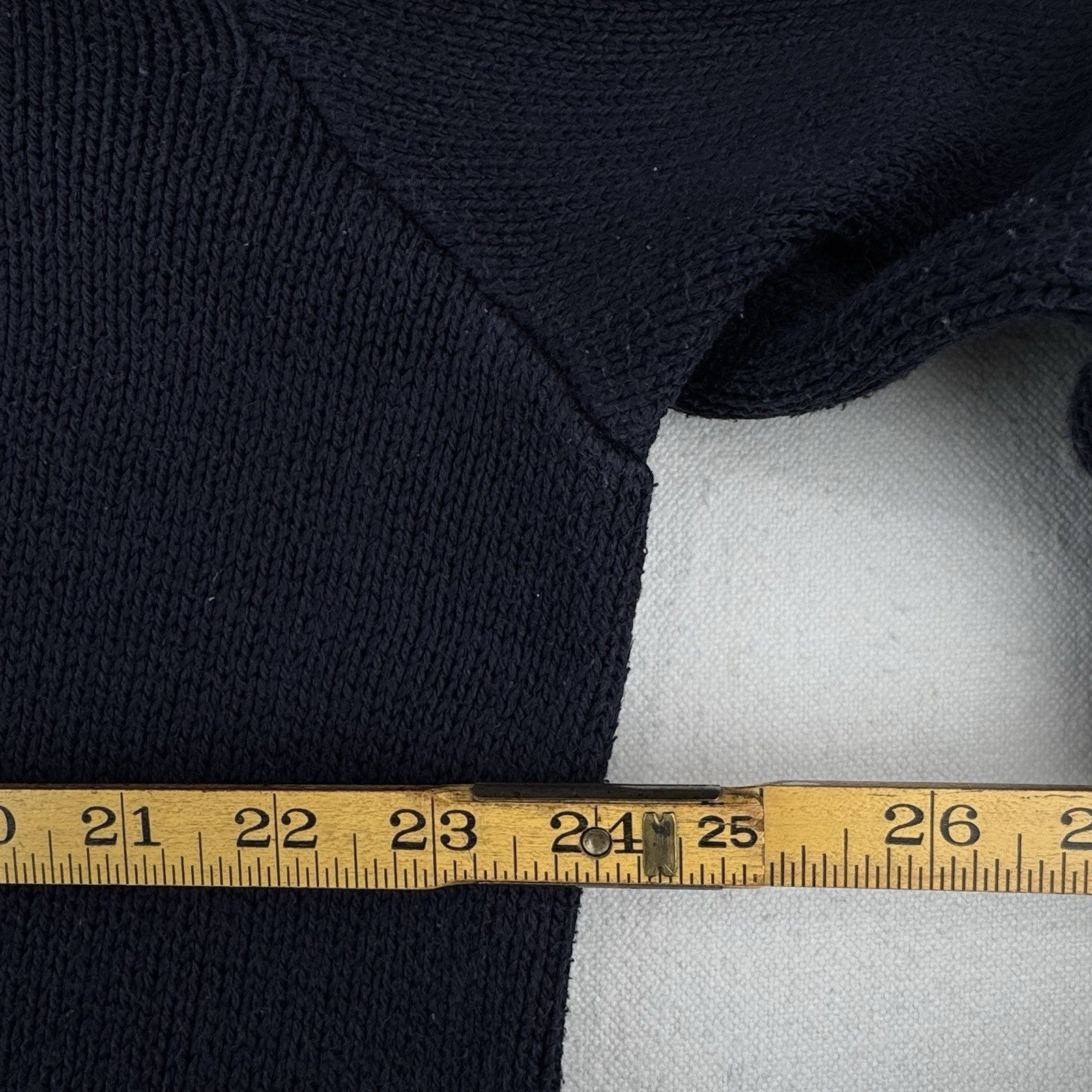 90's Vintage Polo Ralph Lauren Sweater Men's XL Navy Blue Crewneck Pima Cotton