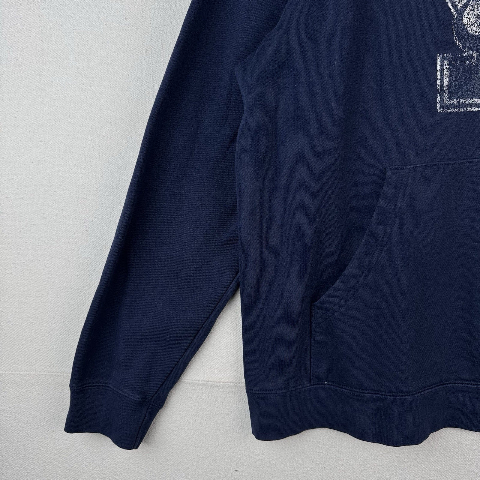 Yale University Bulldogs Men’s Large Blue Faded Hoodie Sweatshirt Ivy League