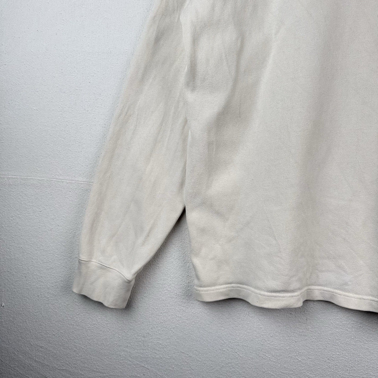 90’s Vtg Polo Sport Sportsman Ralph Lauren Men’s XL Beige Cream 1/4 Zip Sweater