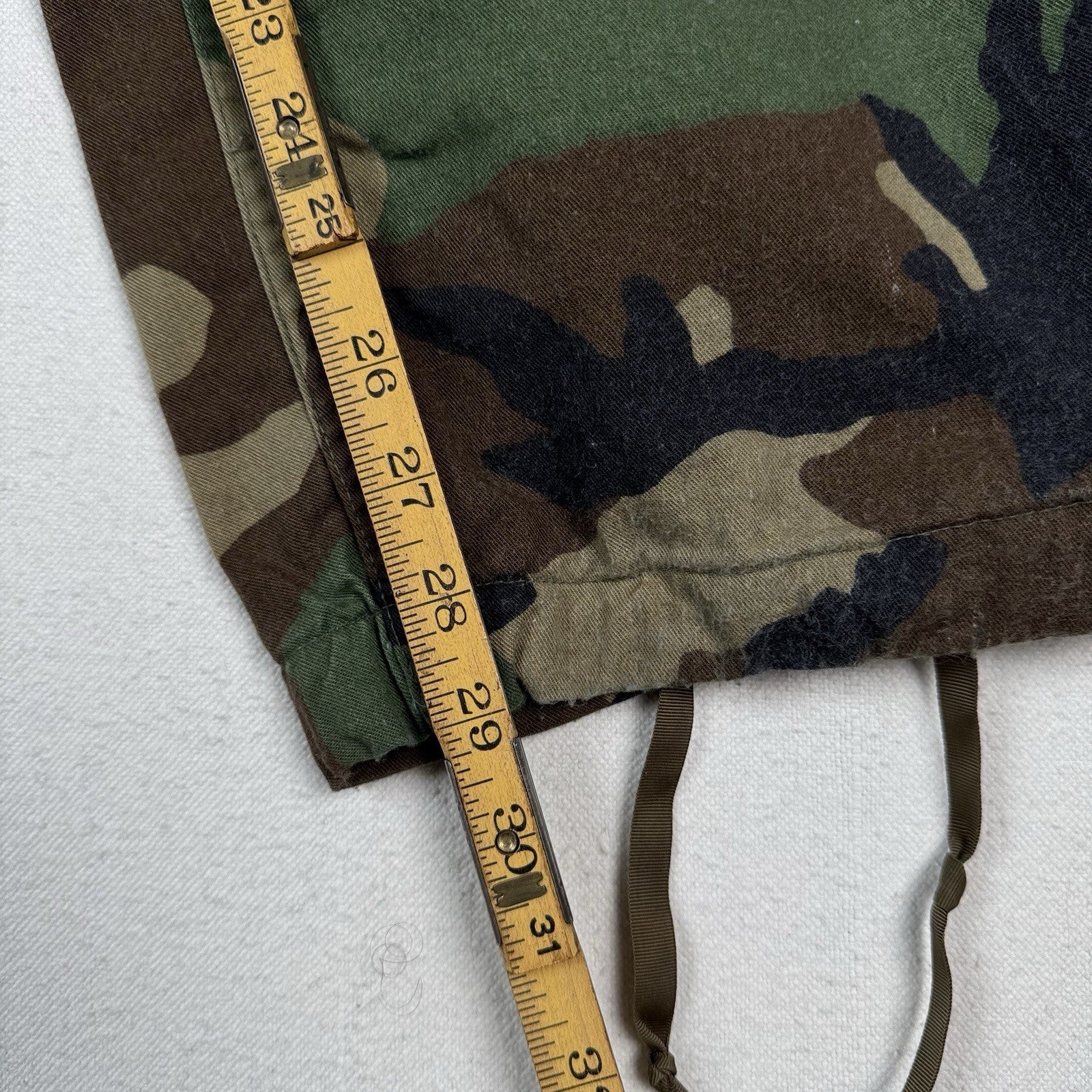 Military Woodland Camo 2 Piece Combat Shirt Jacket Cargo Pants Men Small Long