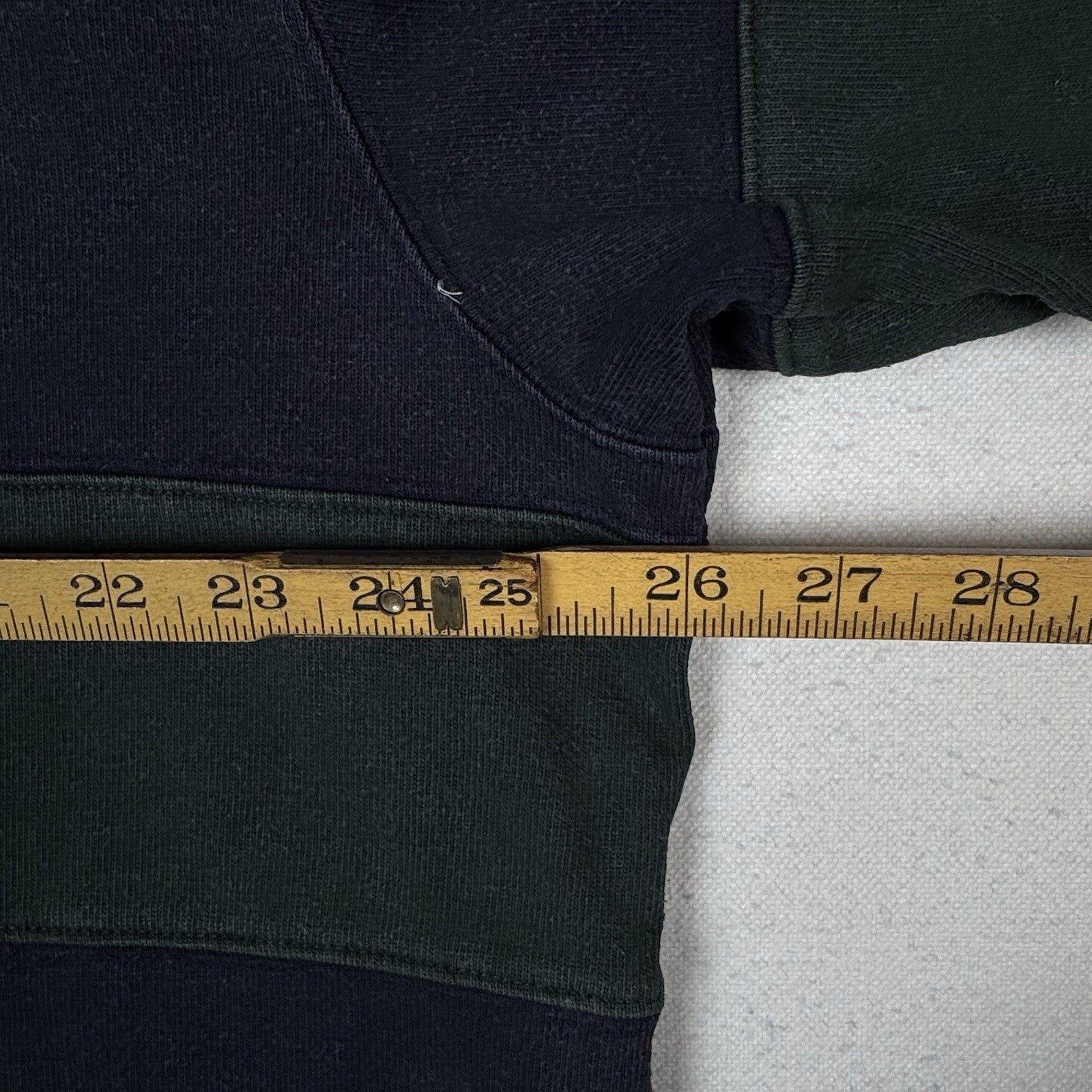 Vintage 90’s Polo Ralph Lauren Men's XL Stripe Banded Green Blue Rugby Shirt