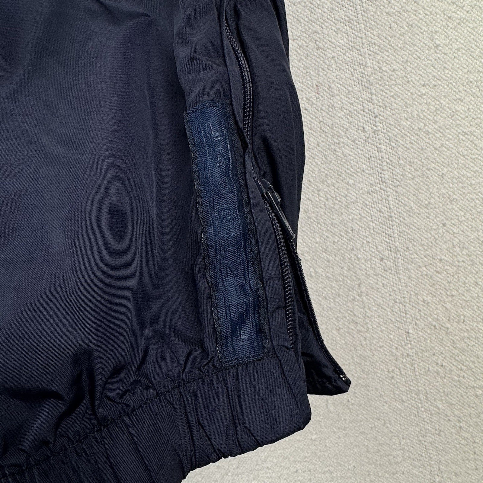Vintage Lauren Ralph Lauren Track Pants Women’s M Blue Windbreaker Ankle Zip