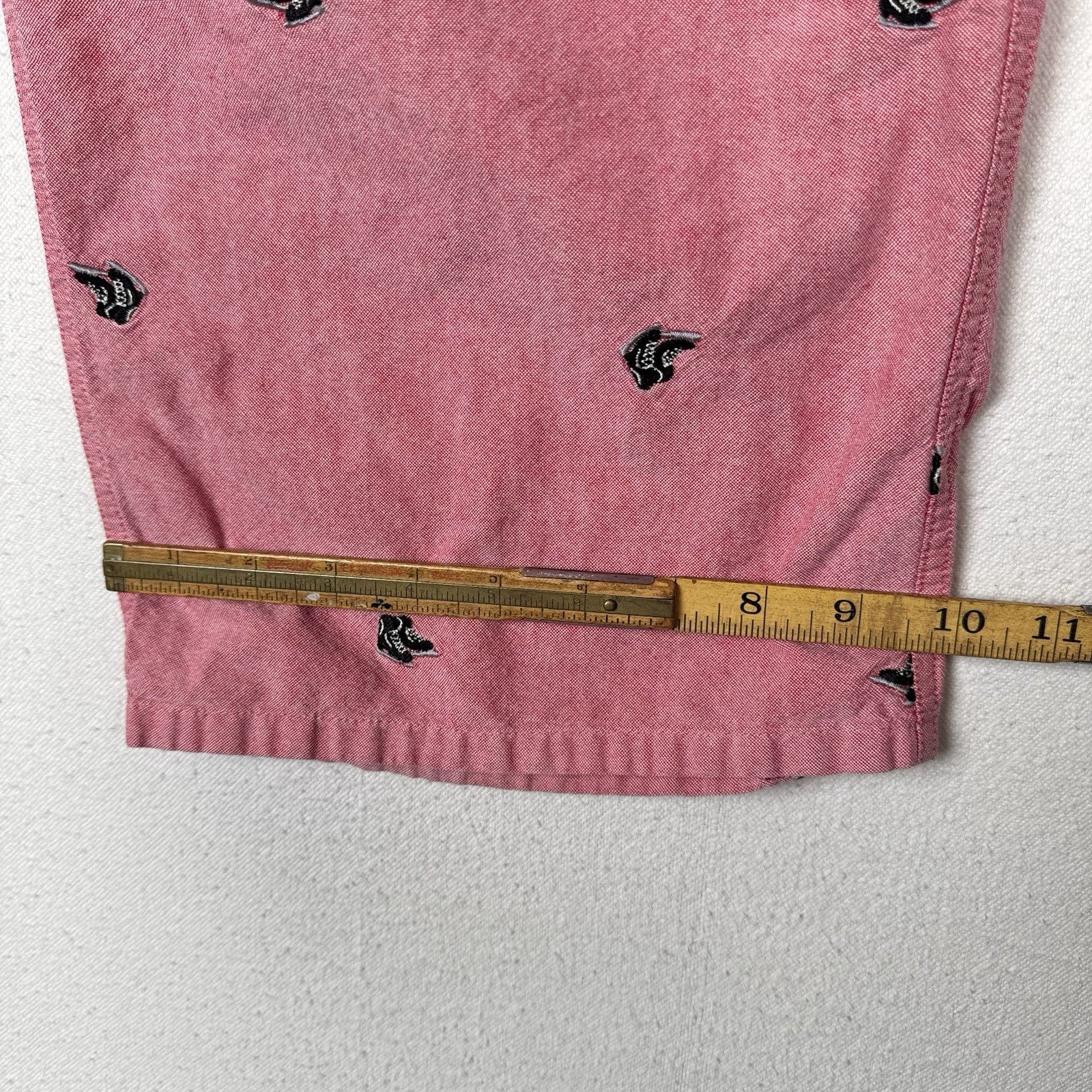 J.Crew Mens XL Ice Hockey Cotton Lounge Pajama Pants Pink Red Black