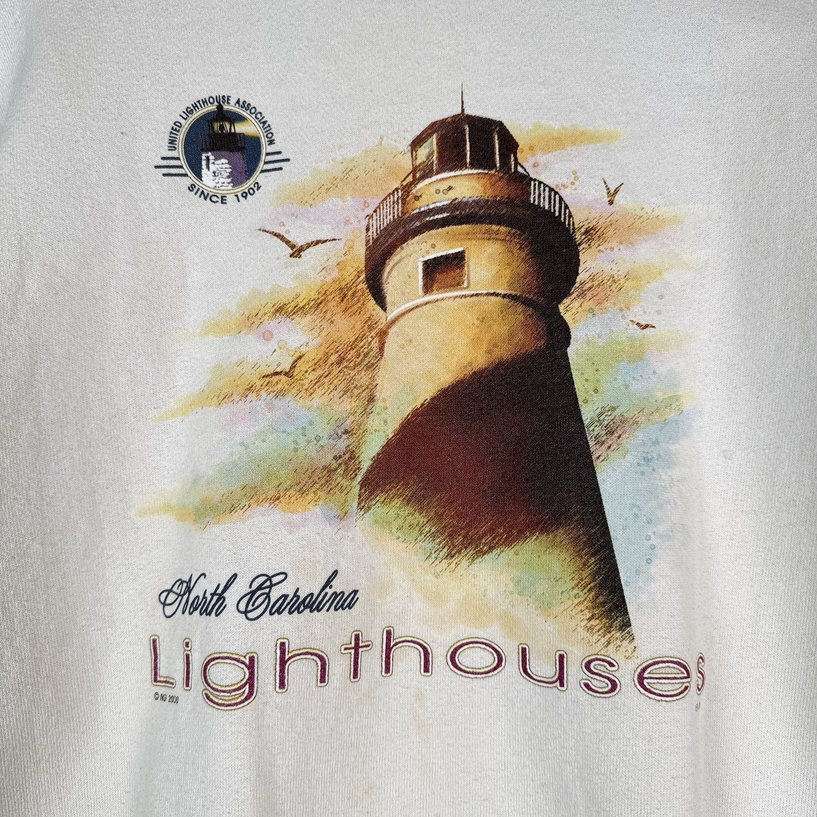 Vintage North Carolina Nautical Lighthouse Sweatshirts (x2) Bundle XL - Read*