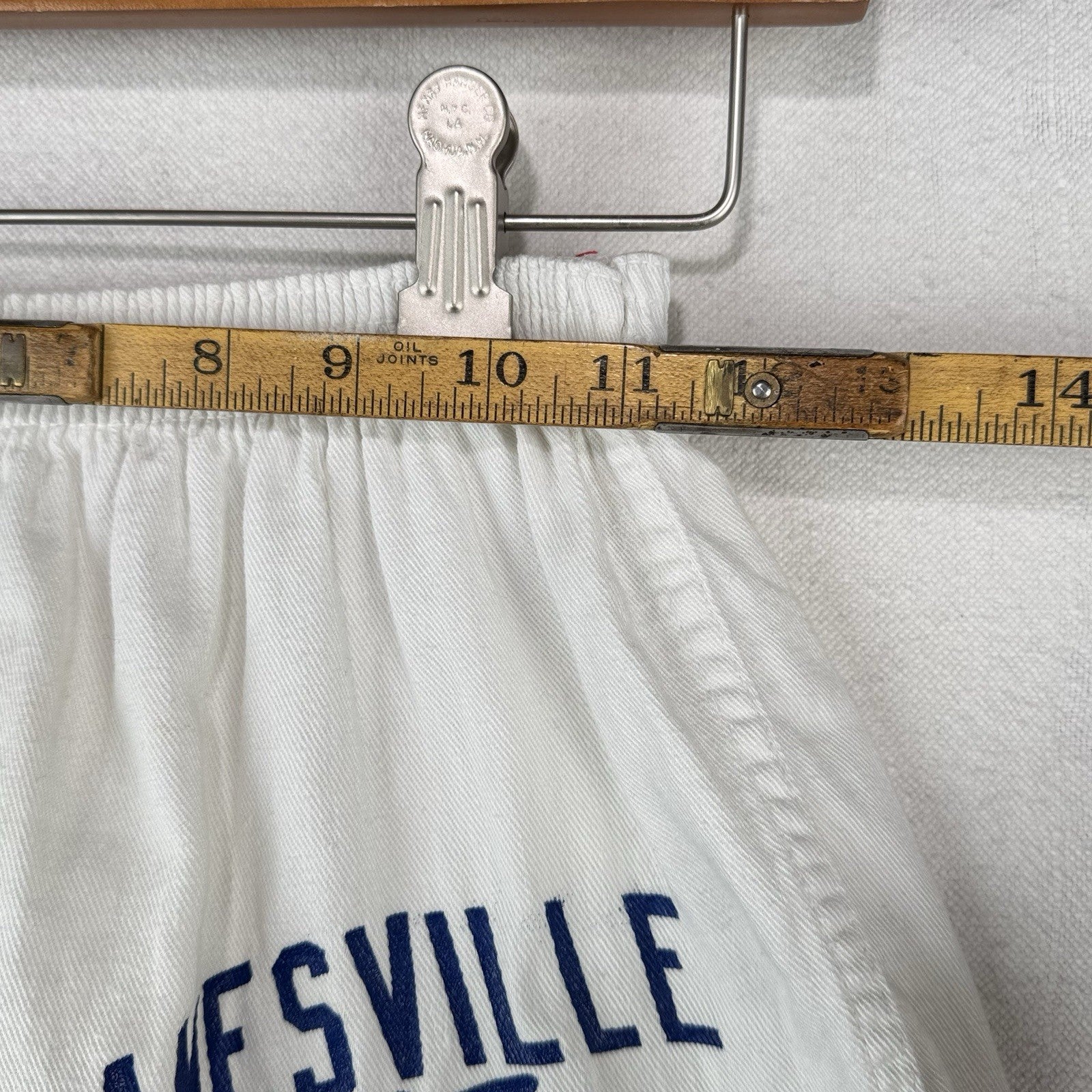 60’s Vtg Russell Athletic Gym Shorts M Janesville Craig High Track Wing 34x5