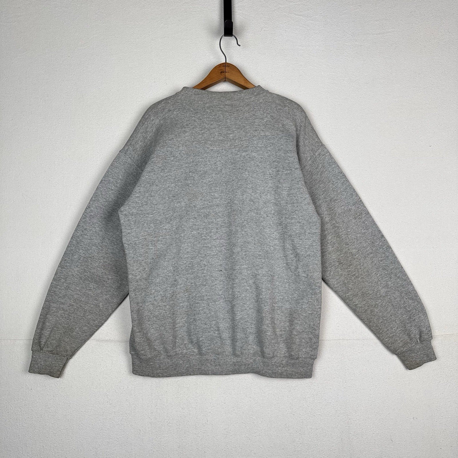 Vintage USA California Crew Sweatshirt Grey Men’s Large Made In USA *Distressed