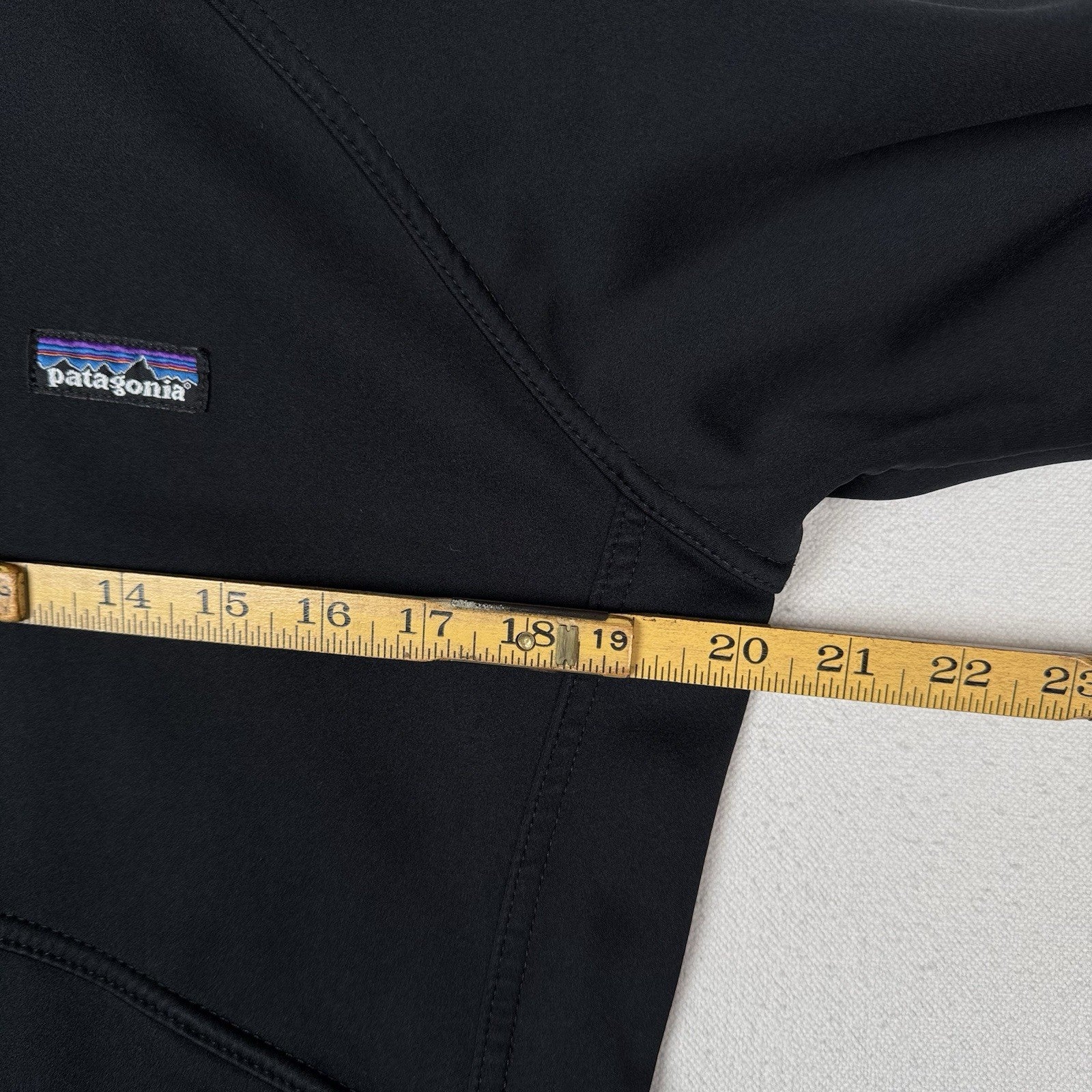 Patagonia Slopestyle Hoodie Black Full Zip Jacket Women's Medium “Booz&Co”