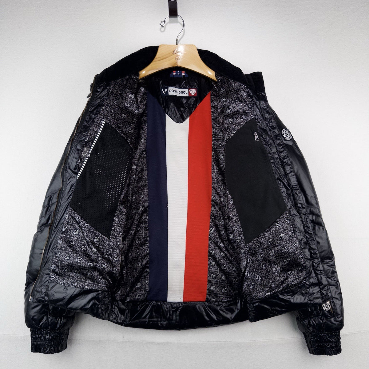 Rossignol Glossy Down Puffer Ski Jacket Women’s Large Quilted Black
