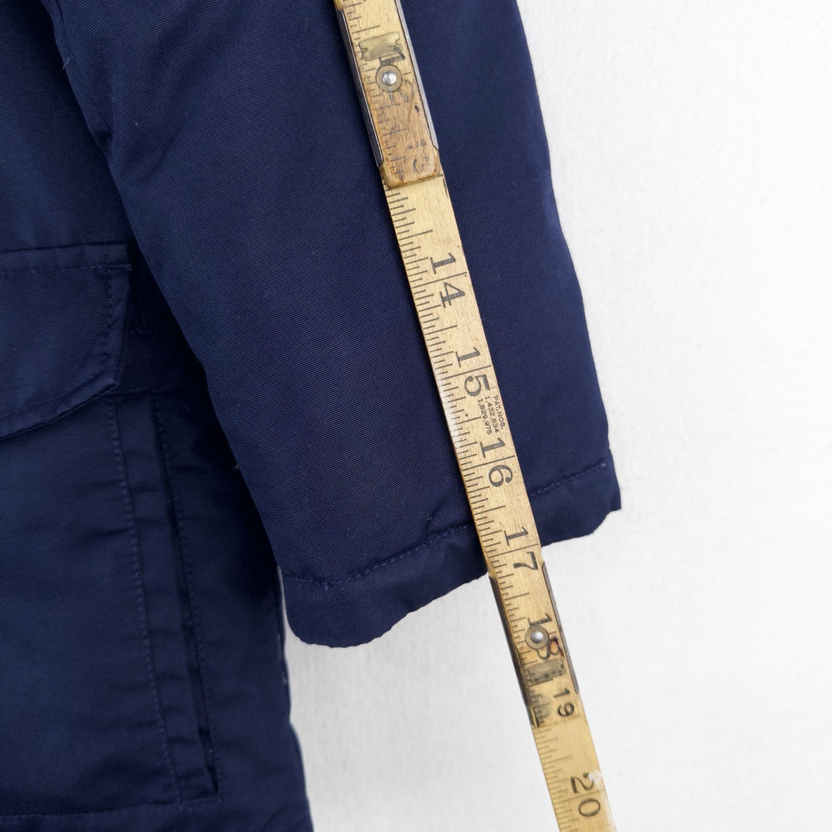 Polo Ralph Lauren Boy's 7 Blue Hooded Parka Jacket *No Hood Fur