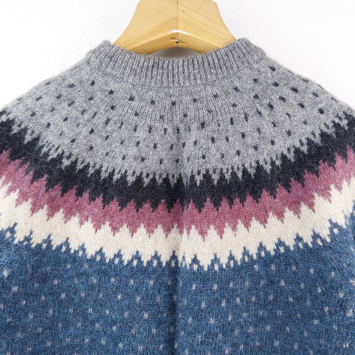 90’s Vtg Woolrich Knit Sweater Wool Mohair Blend Fair Isle Men’s Medium