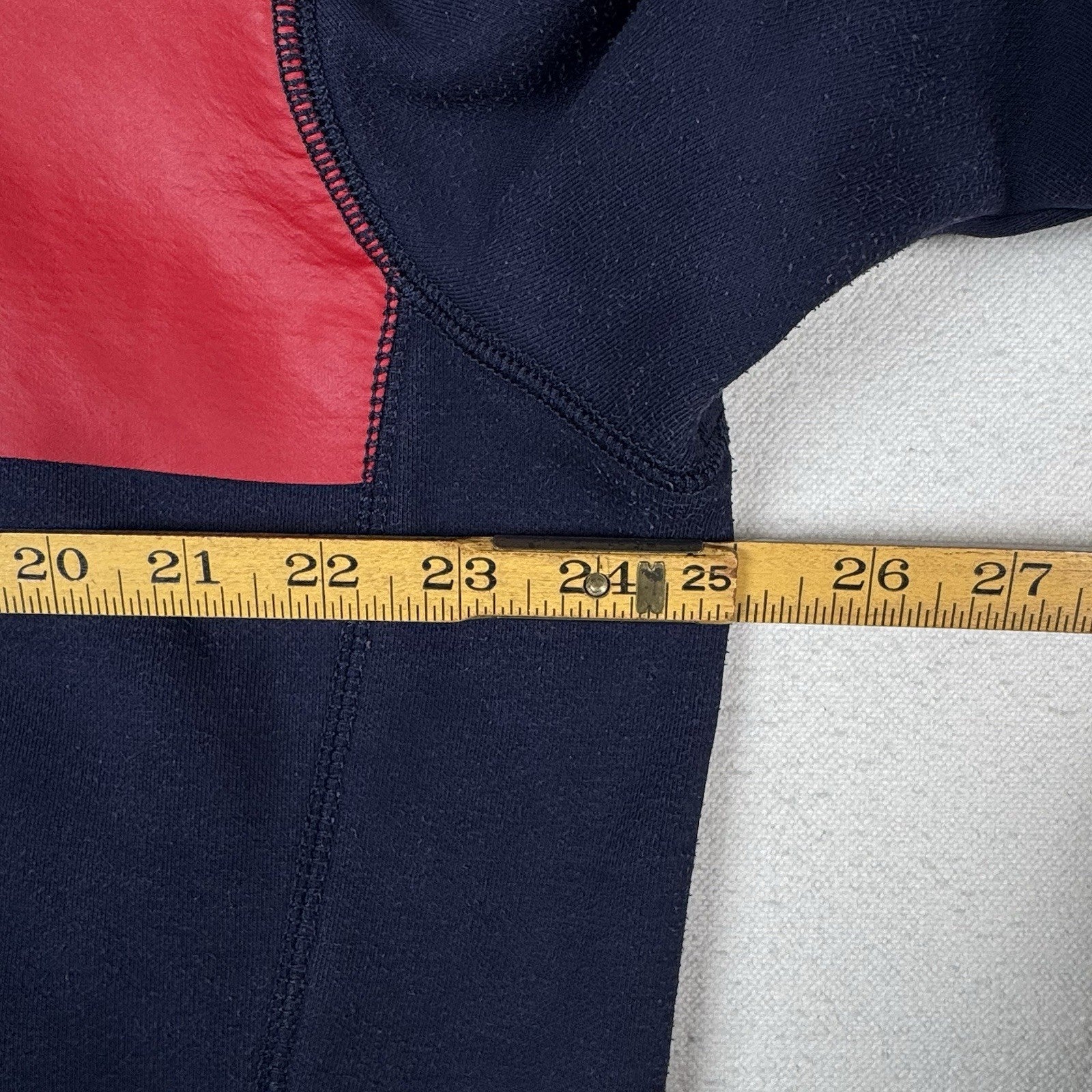 Tommy Hilfiger Men's Flag Logo Spell Out Hoodie Sweatshirt Blue XXL 2XL