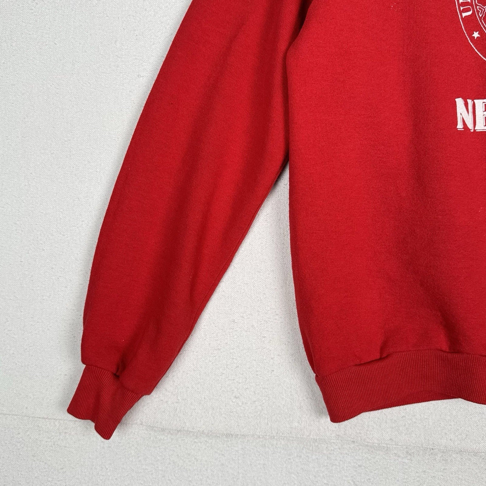 Vintage Jerzees Nebraska Law Crewneck Raglan Sweatshirt Mens M 38-40 Made In USA