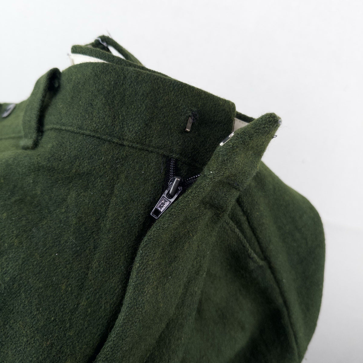 70’s Vtg Woolrich Hunting Malone Pants 34x26 Wool Forest Green High Rise 12” USA