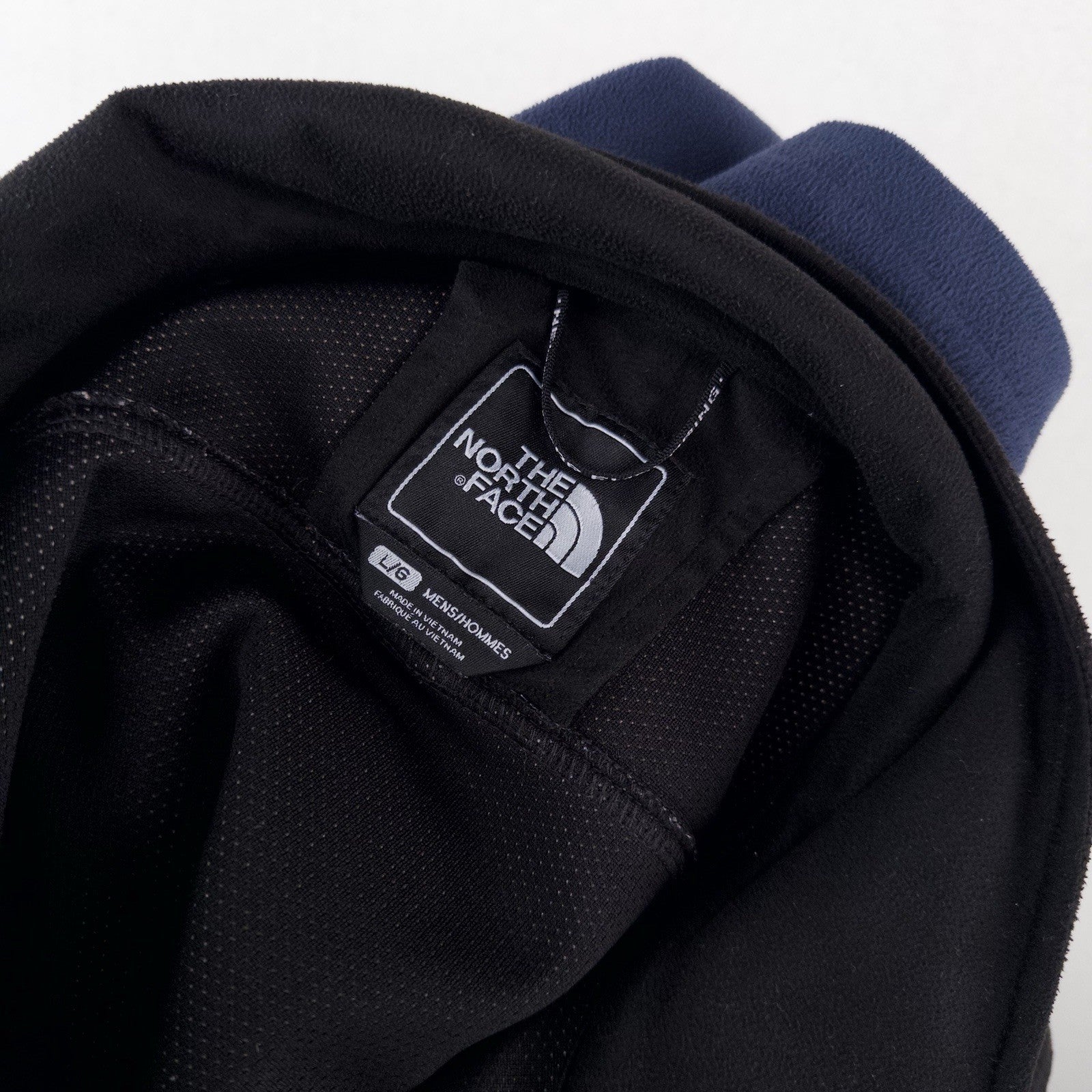 The North Face Men's Large Soft Shell Microfiber Jacket Blue Black Grey