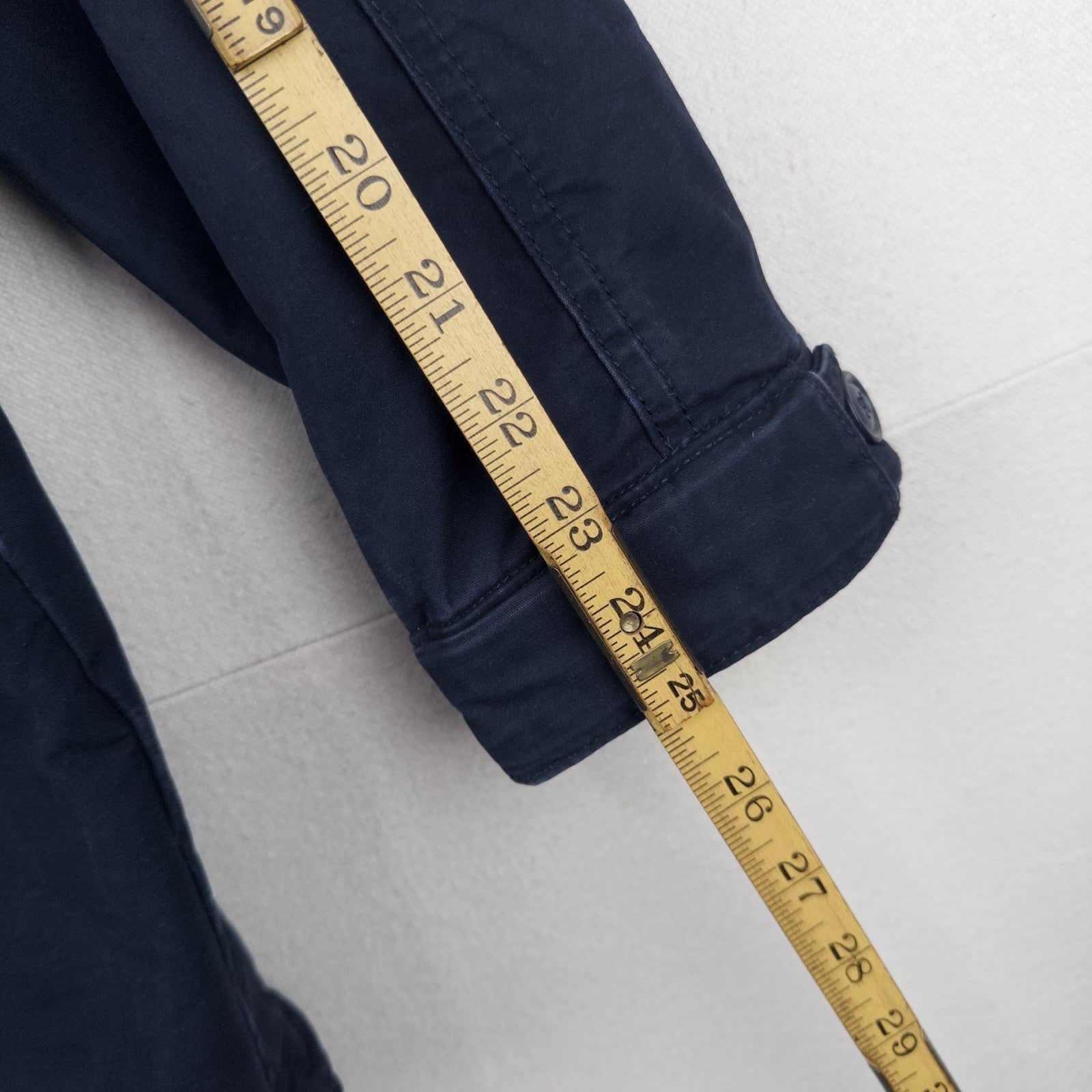 Vintage Abercrombie Fitch Hooded Utility Field Jacket Men’s M Blue Full Zip