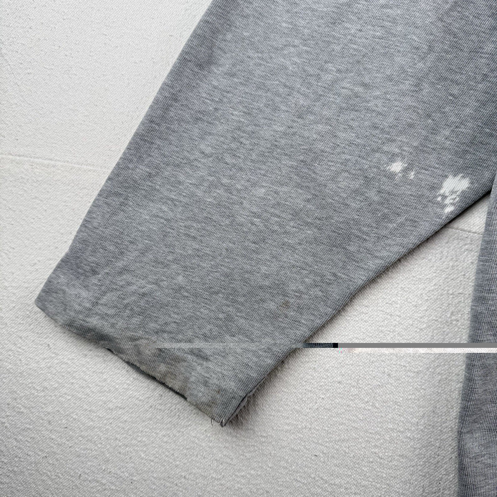 90’s Vtg Polo Ralph Lauren Hockey Gray Jersey Sweatshirt Mens 2XL *Distressed