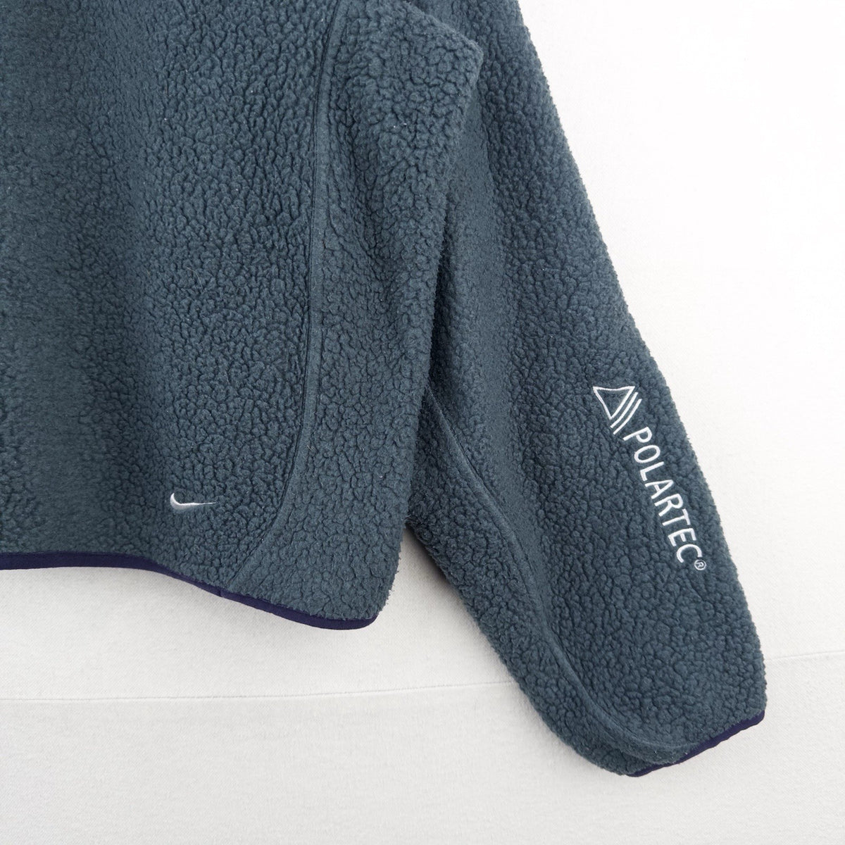 Nike ACG Arctic Wolf Polartec Fleece Sherpa Jacket Women’s XL Green Purple Boxy
