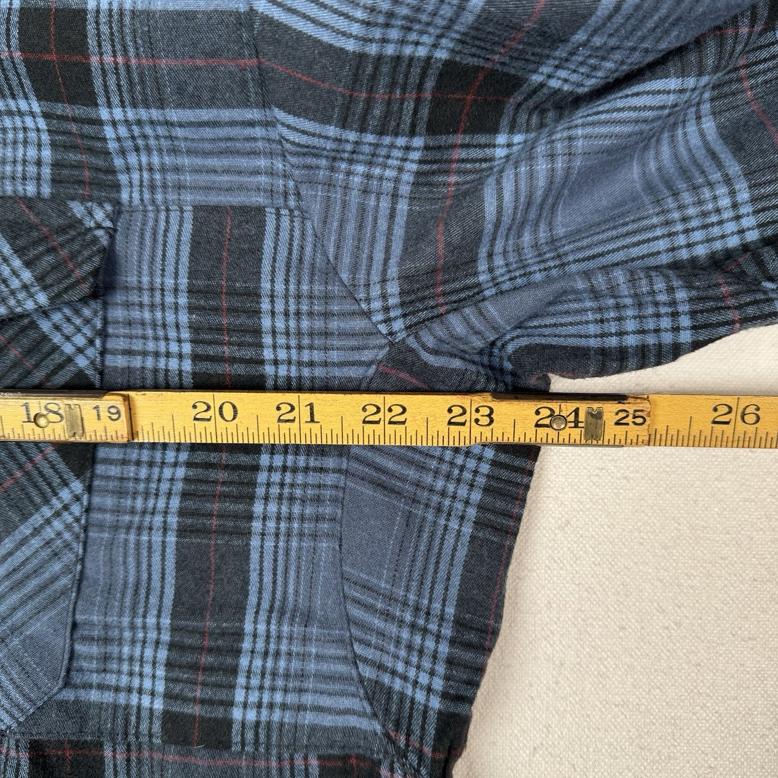 Vertx Canyon River Flannel Blue Ridge Plaid Men’s Large L Tactical Shirt