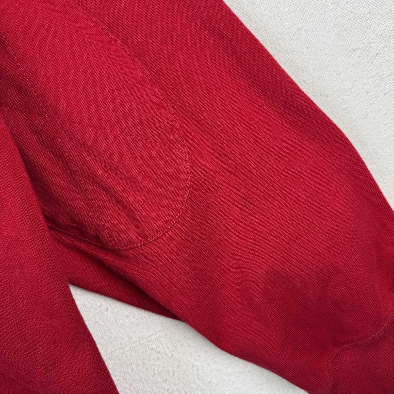 Polo Ralph Lauren Rugby Shirt Red Quilted Shoulders Elbow Patches 3XB *Read