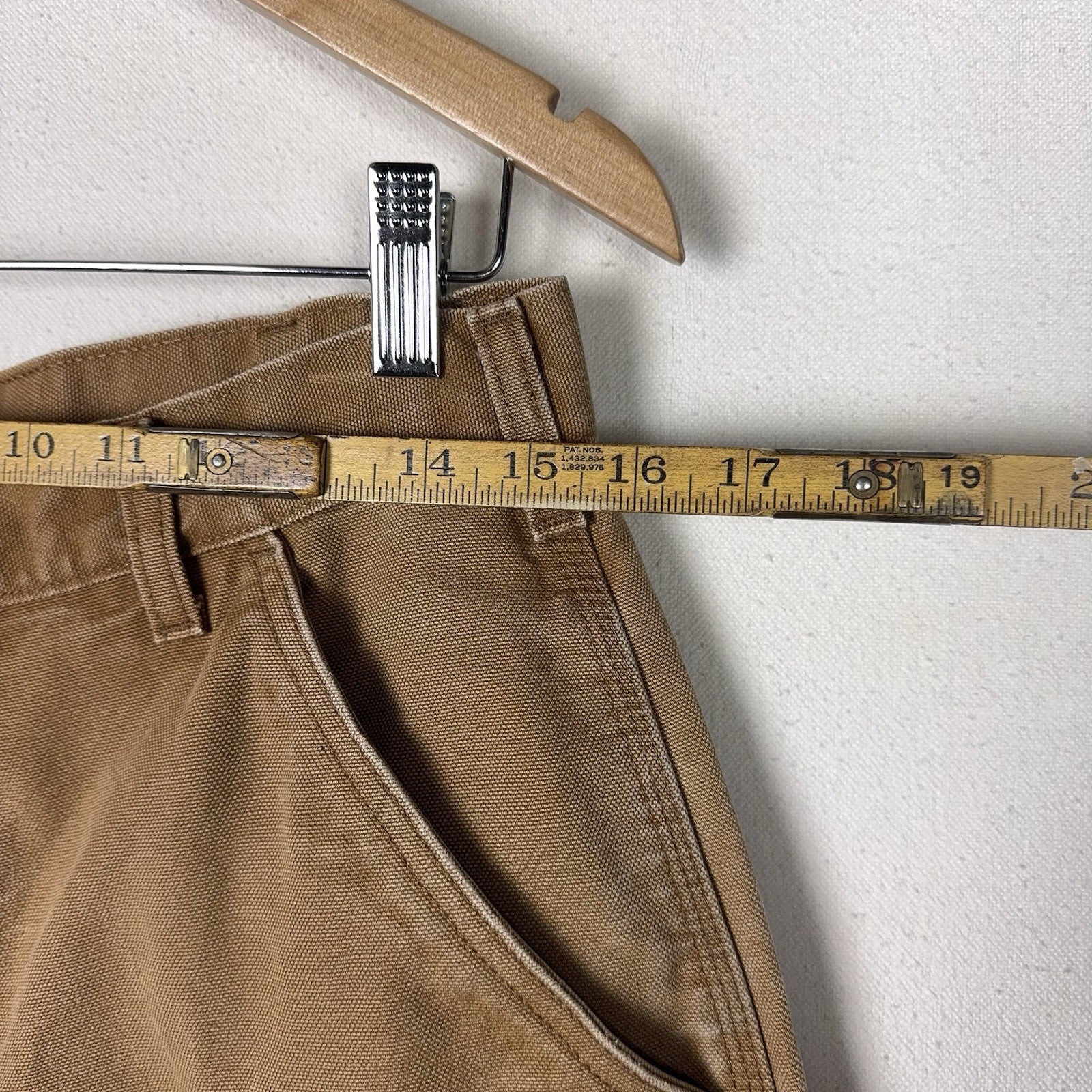 Carhartt Pants Men’s 32x32 Carpenter B11 BRN Wide Leg Brown Duck Canvas Workwear