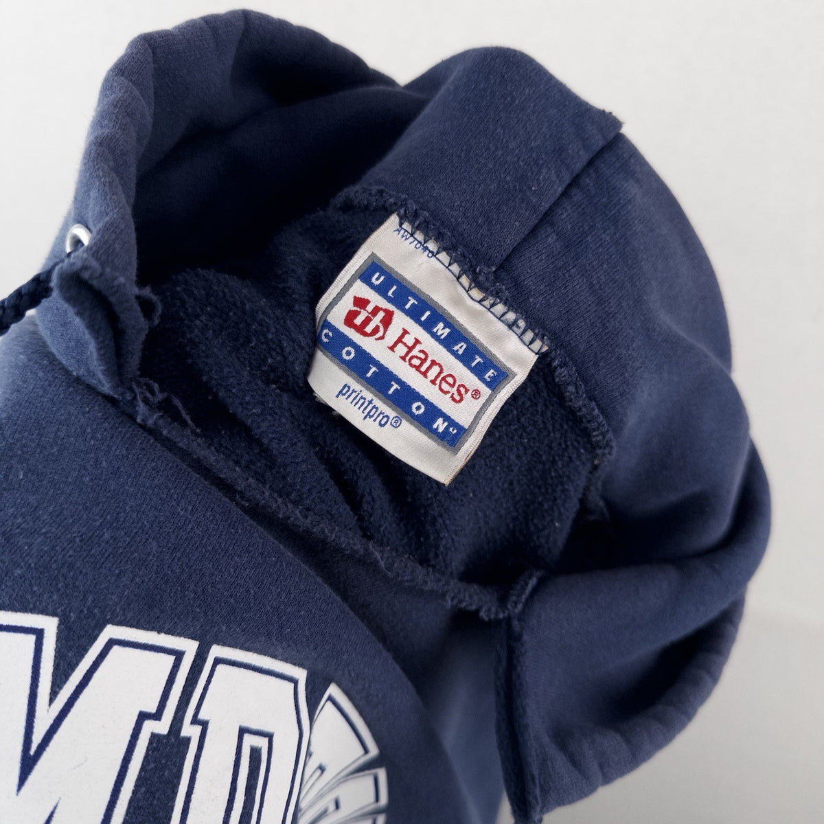 90’s Vtg Hampton University Heavyweight Hoodie Men's XL Blue HBCU *Read