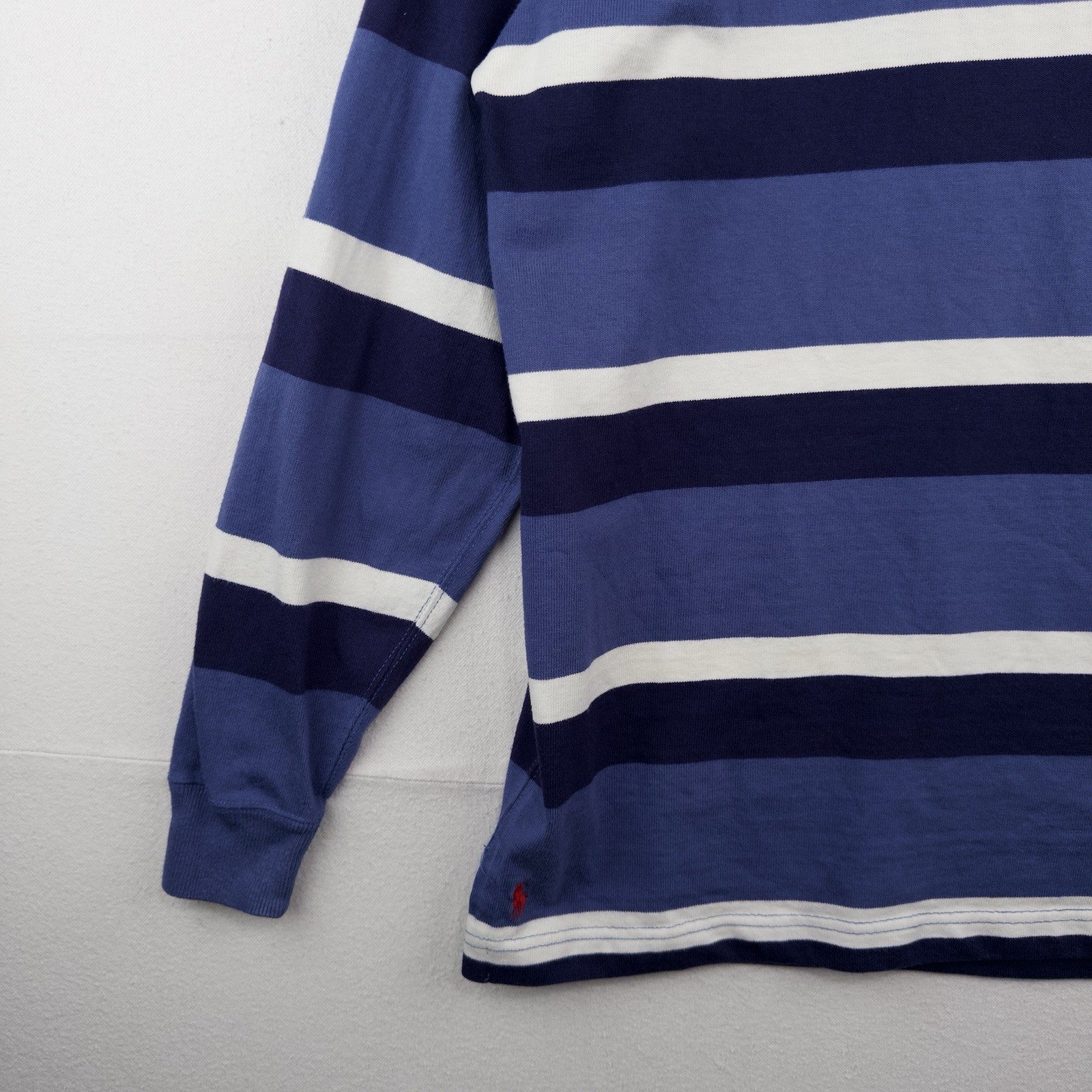 90’s Vtg Polo Ralph Lauren Men’s M Color Block Stripe Turtleneck Made In USA