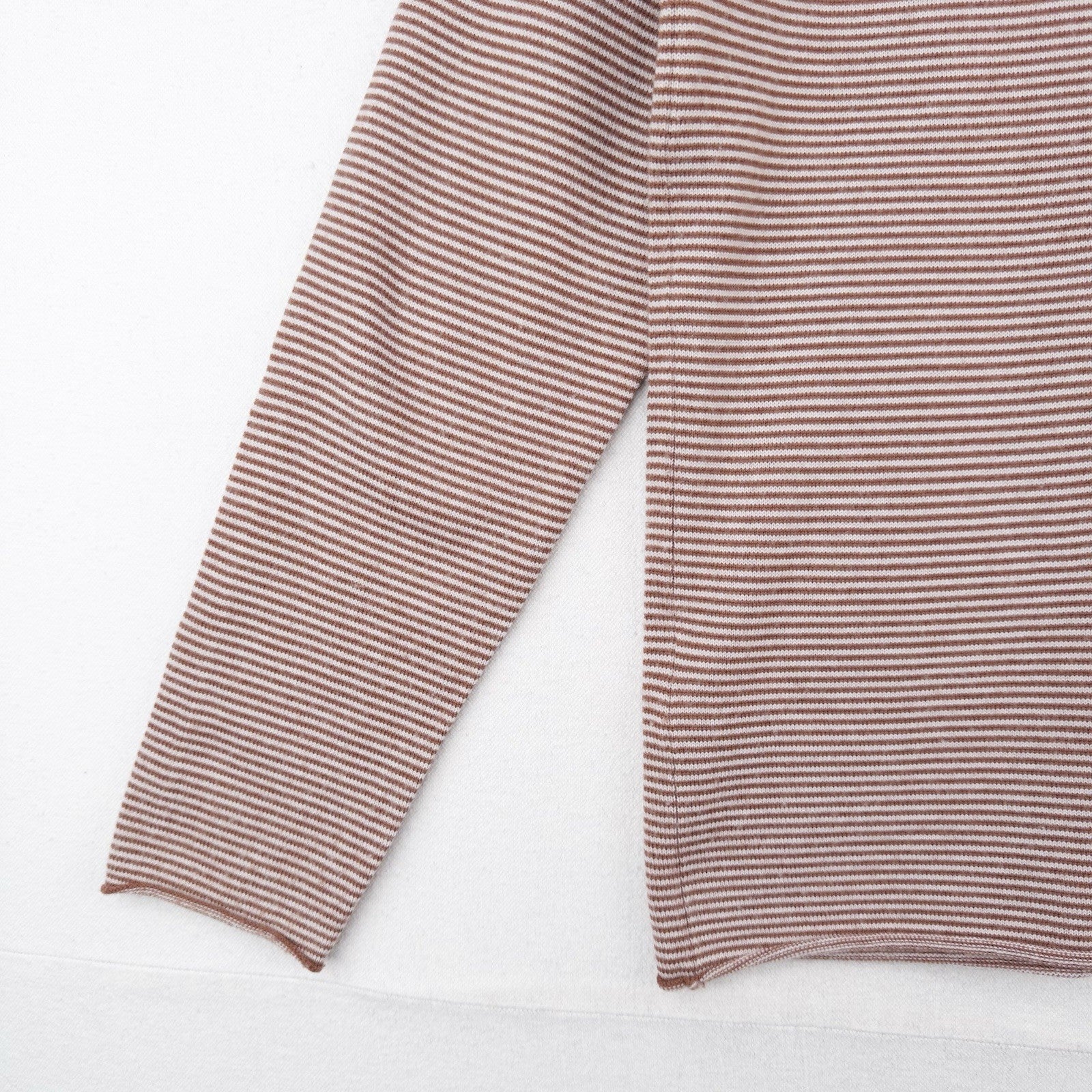 Merino Wool Striped Sweater Henley Women’s Large Carve Designs