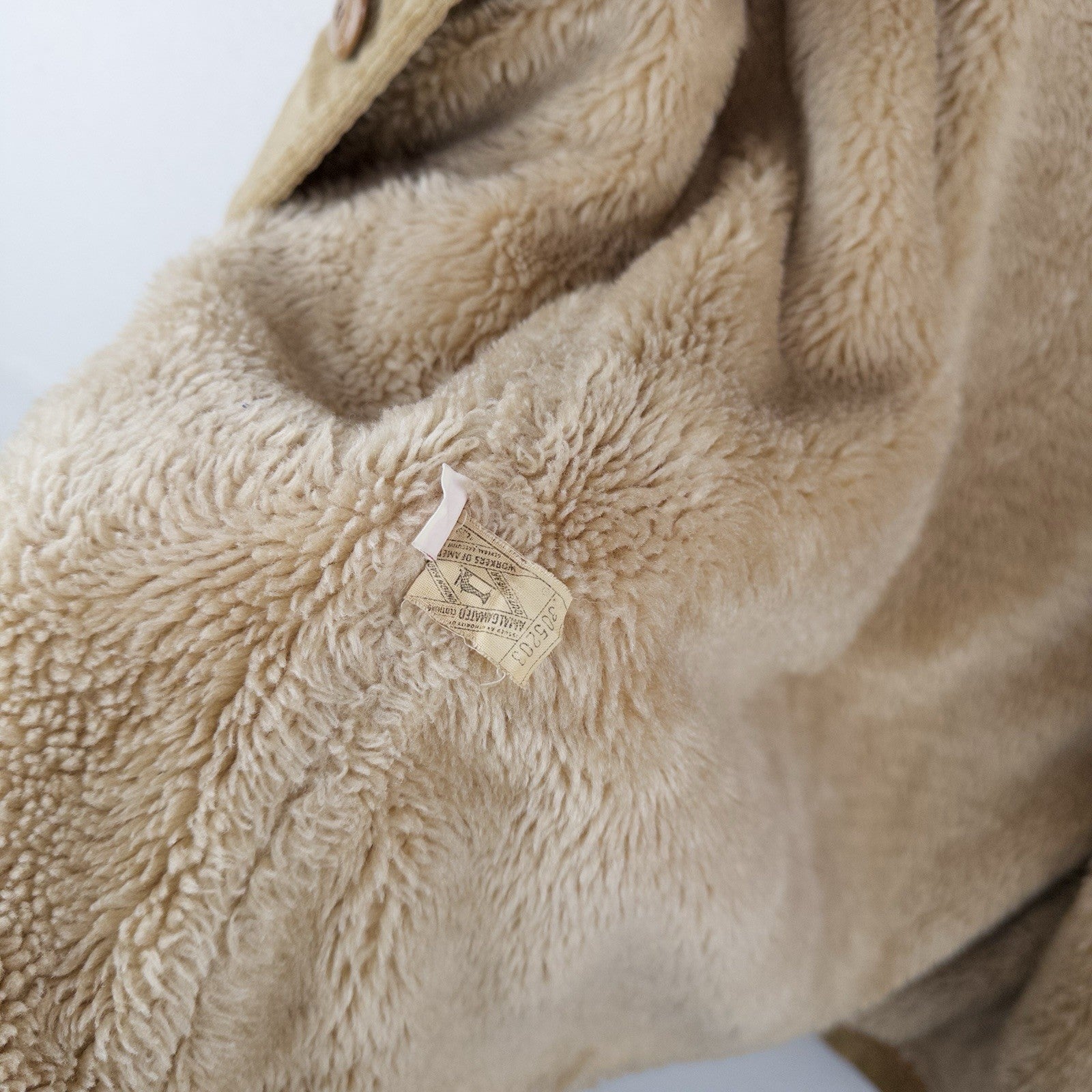70’s Vtg Mcgregor Corduroy Sherpa Ranch Car Coat Men’s 42 Long Camel Brown