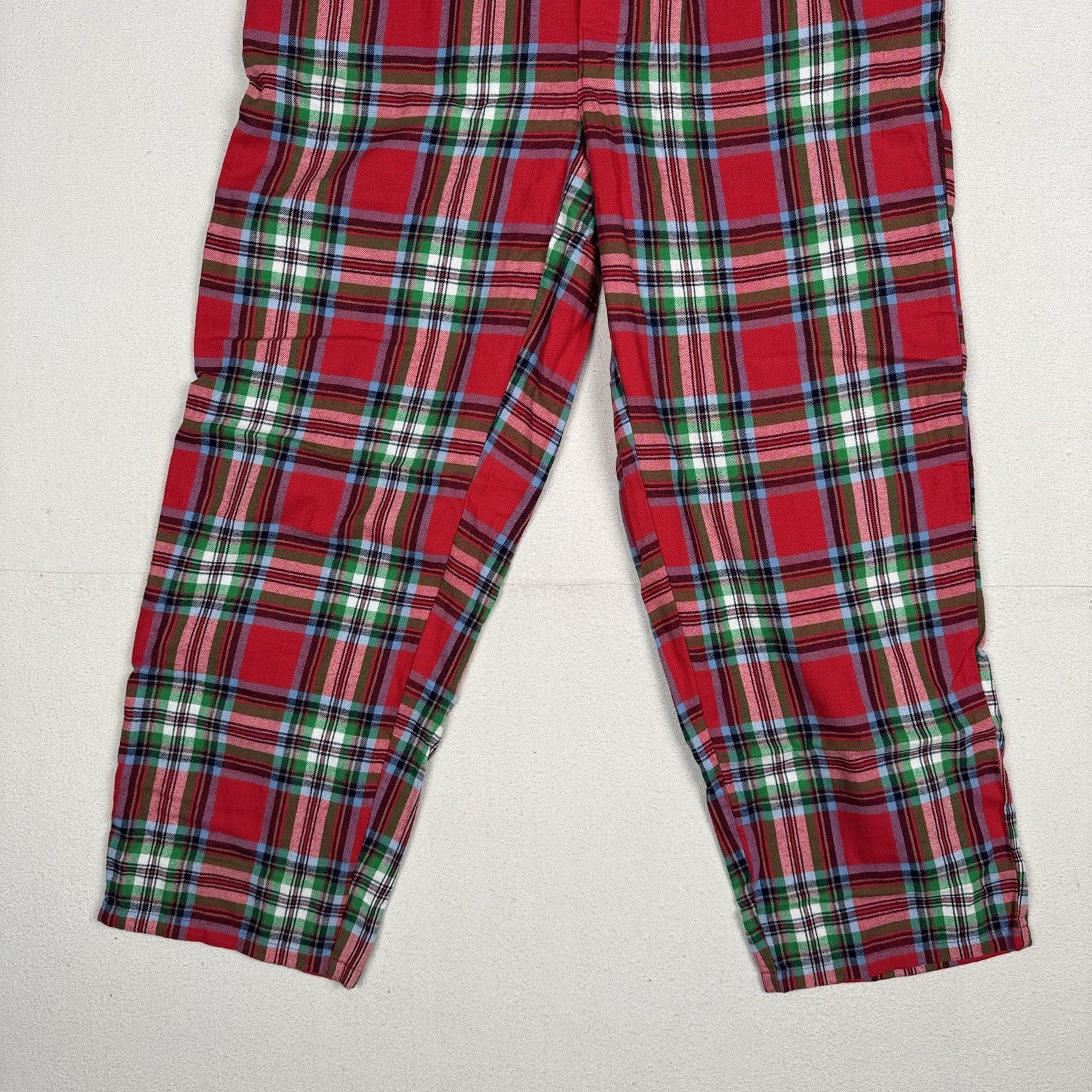 Lands End Men’s L 36-38 Colorful Flannel Plaid Lounge Pants NWOT