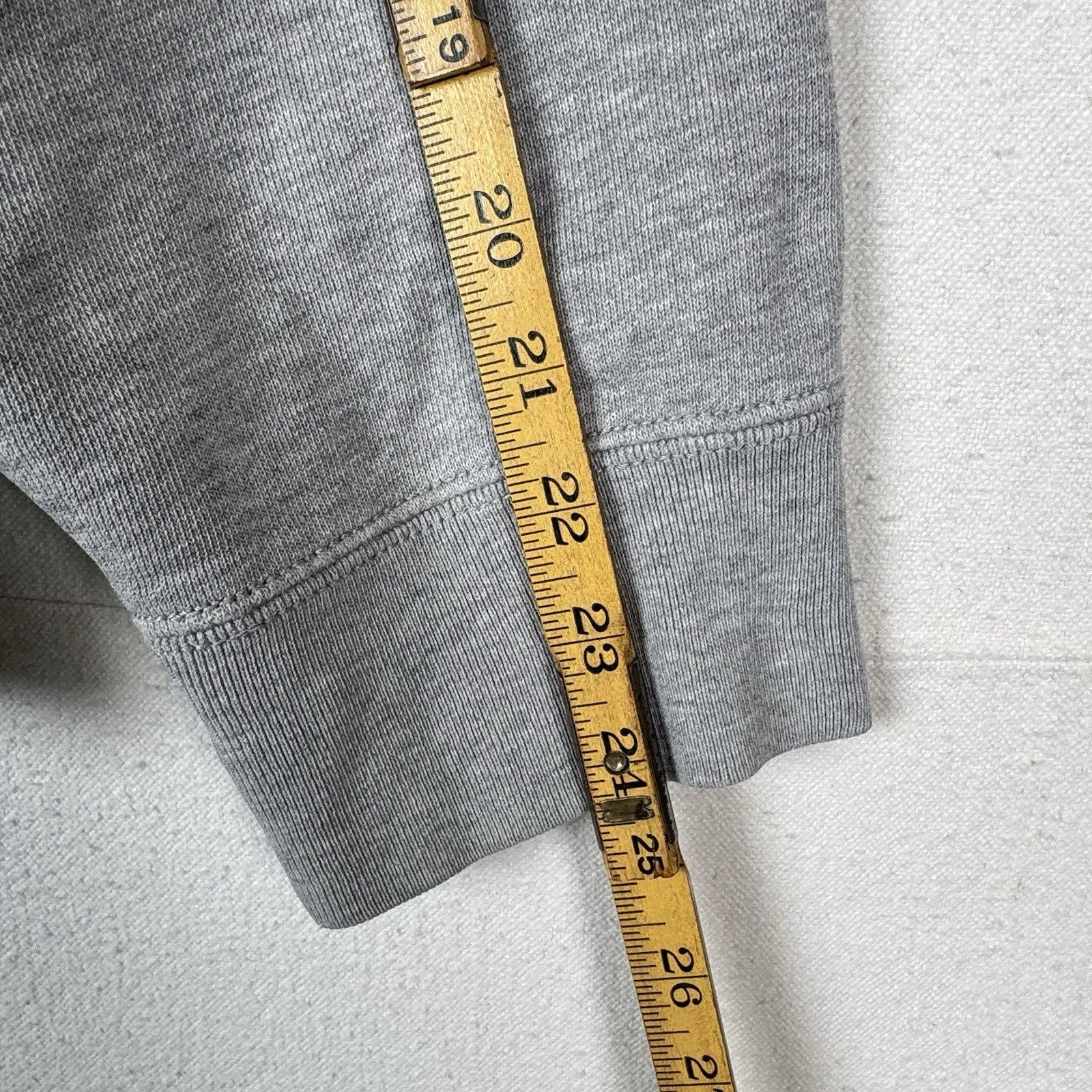 Vtg Polo Ralph Lauren Thermal Hoodie Men’s 2XL Full Zip Gray Sweatshirt *Read