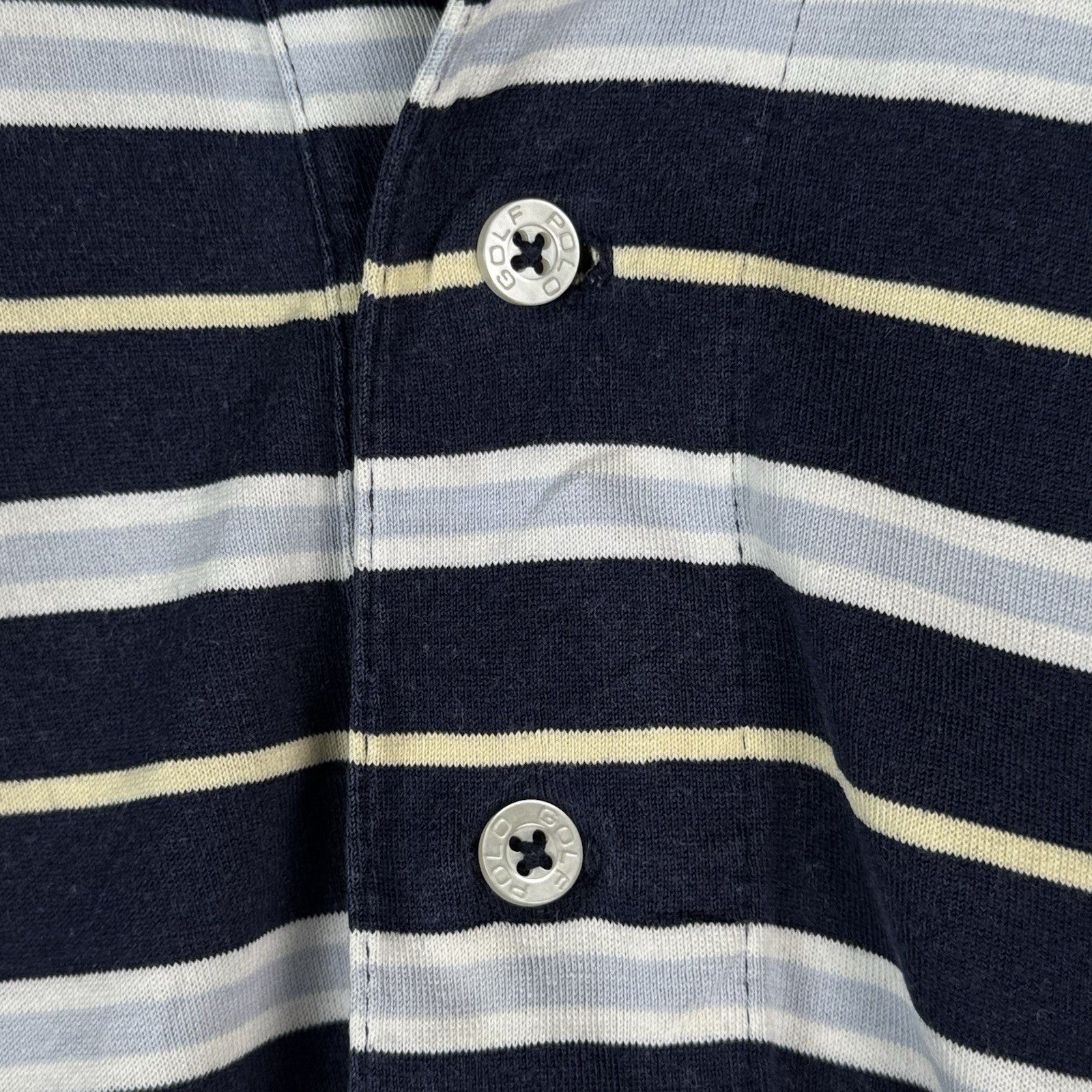 Vintage Polo Golf Ralph Lauren Striped Short Sleeve Polo Shirt Men’s Size 2XL