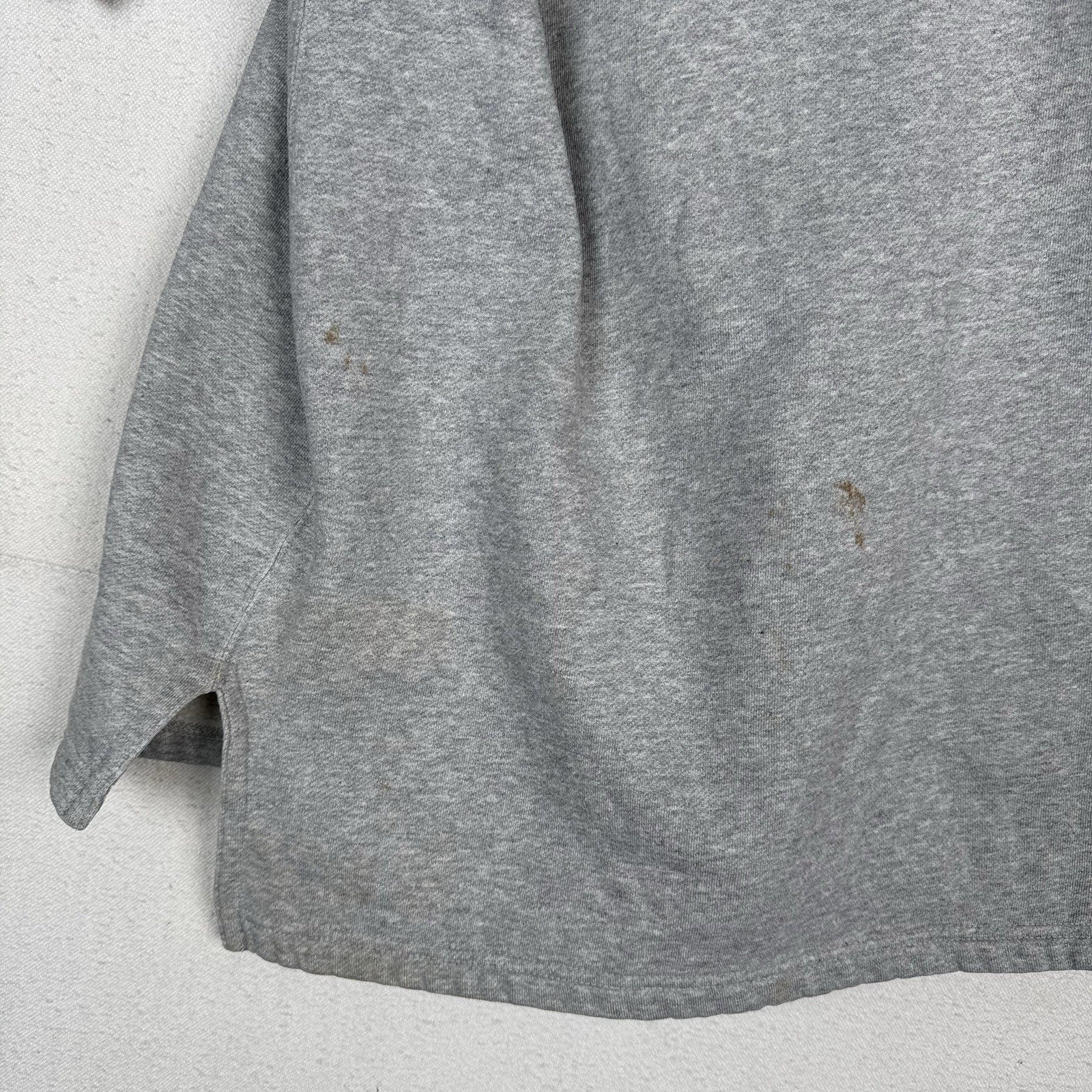 Vintage 90’s Polo Ralph Lauren Collared Short Sleeve Sweatshirt Men's L Gray