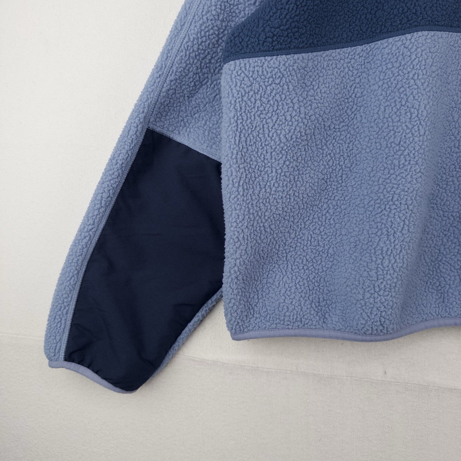 The North Face Cragmont Fleece Jacket Women's XL Blue Color Block Boxy *Read