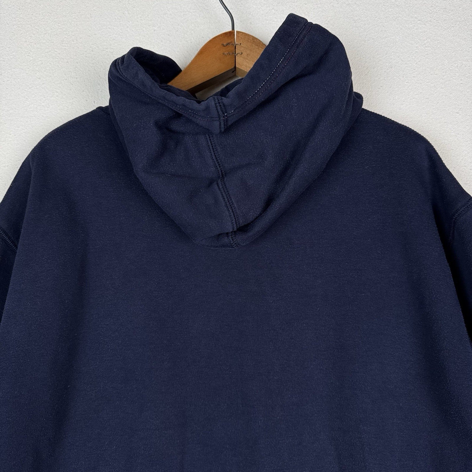Tommy Hilfiger Men's Flag Logo Spell Out Hoodie Sweatshirt Blue XXL 2XL